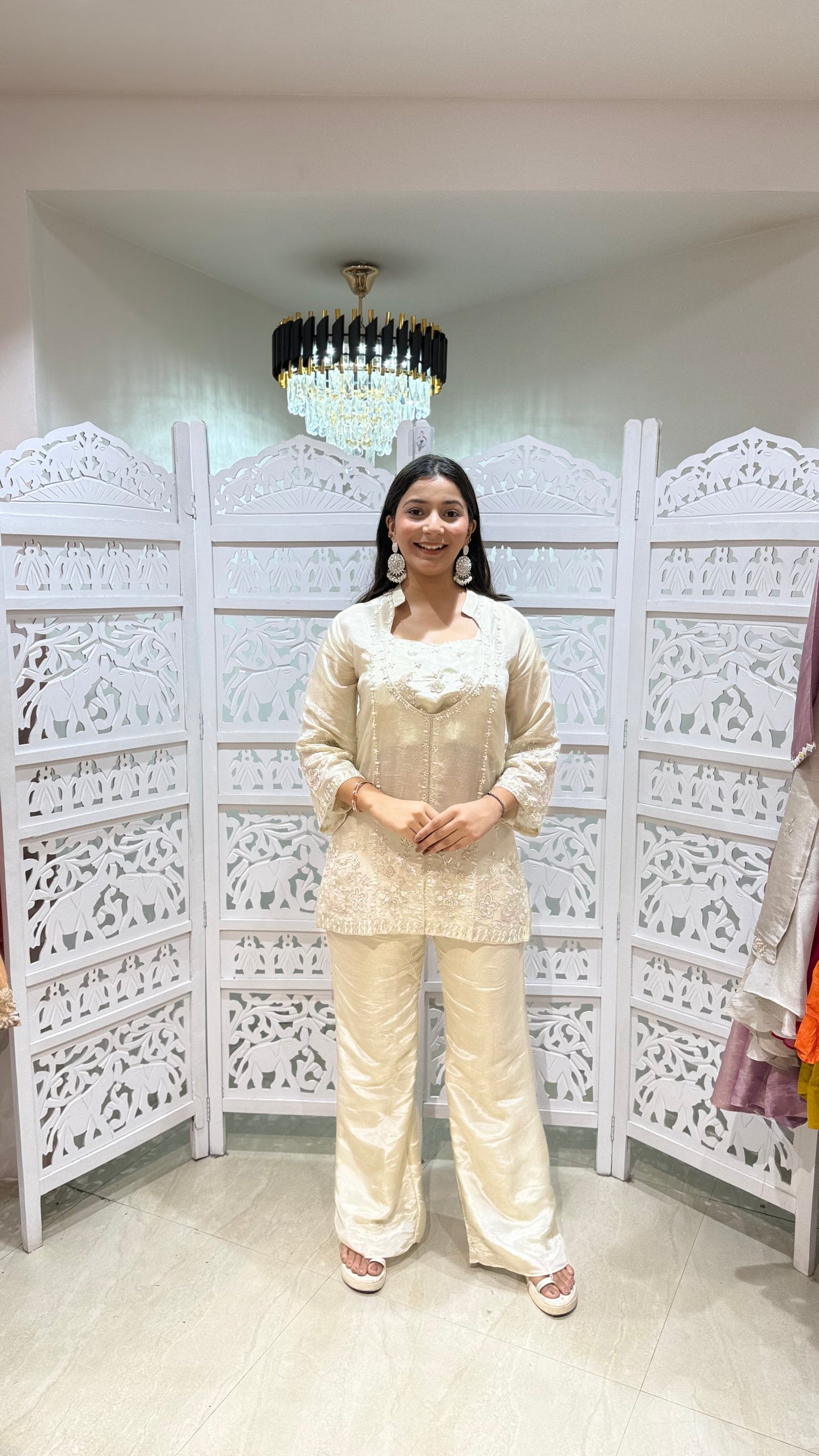 Three piece indowestern