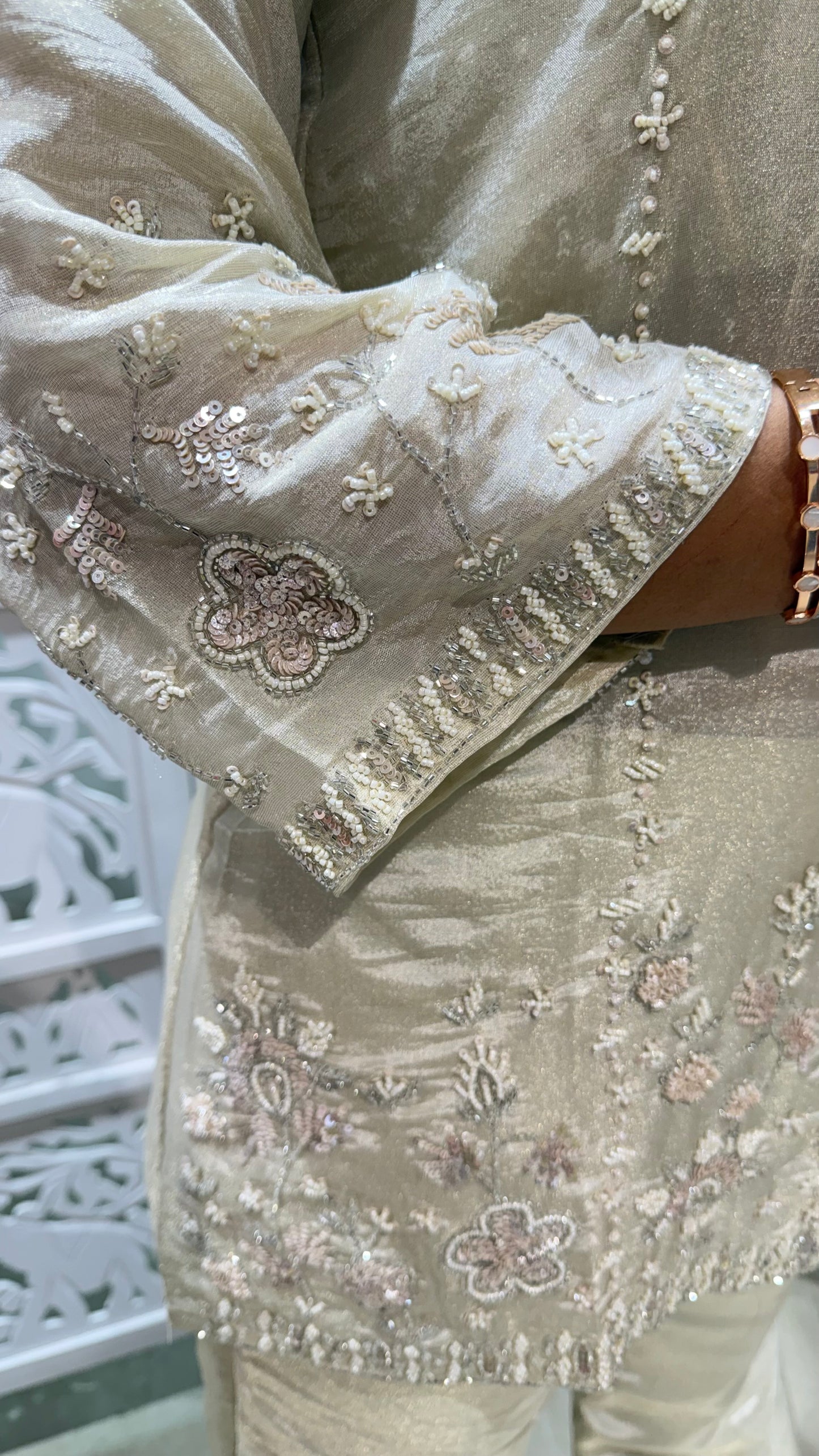 Three piece indowestern