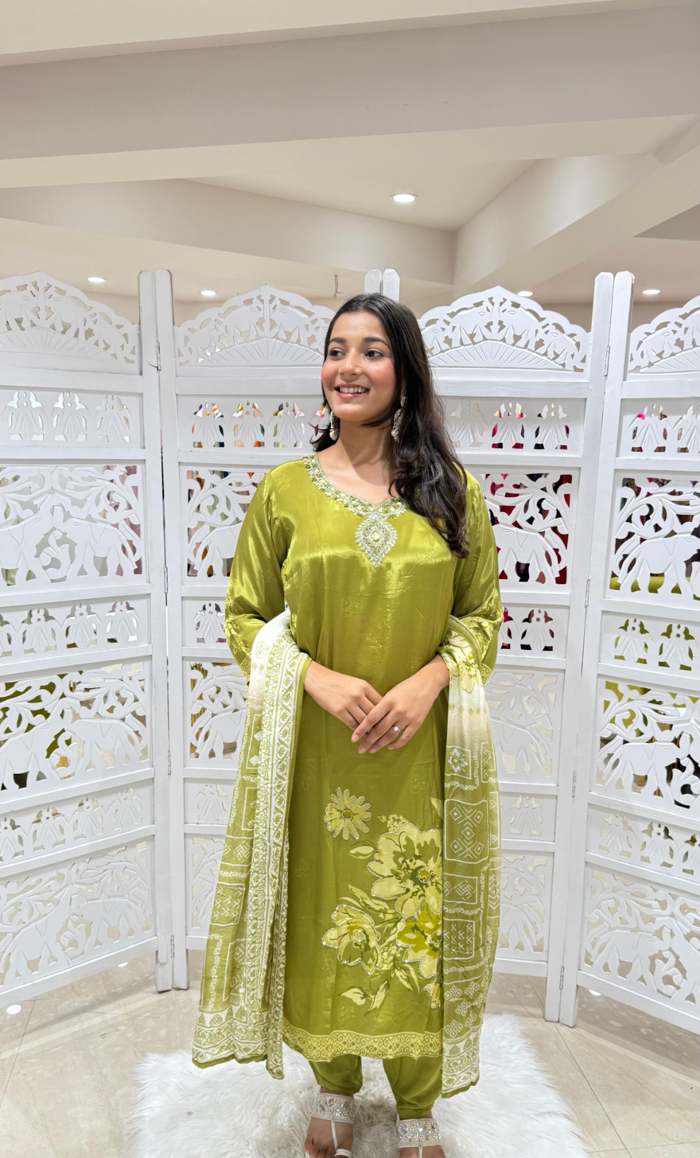 Kurti pant with dupatta