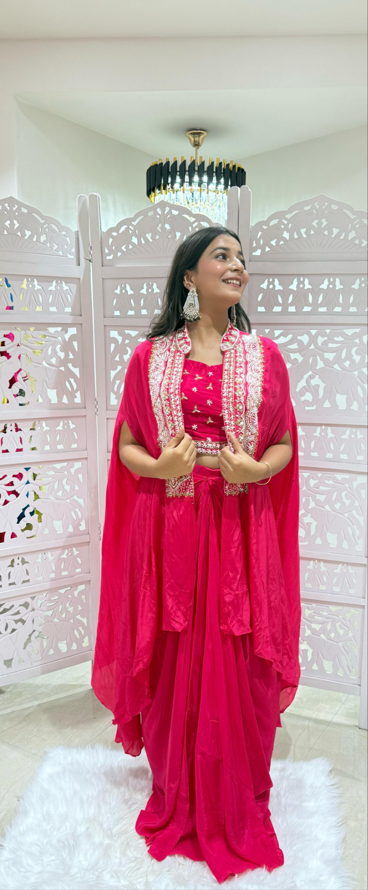Indo-western Motiwork Threadwork