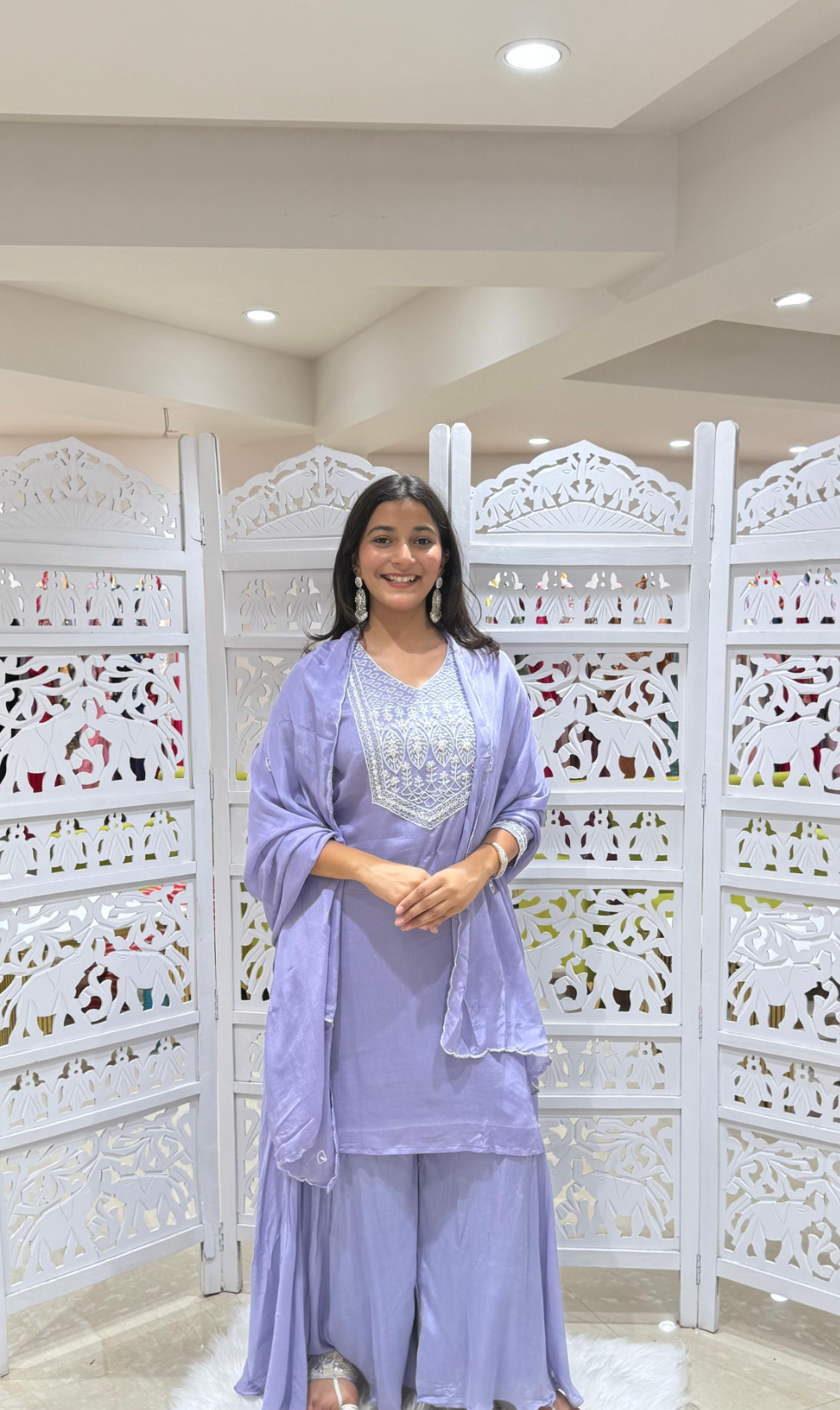 Kurti plazo with Duppata
