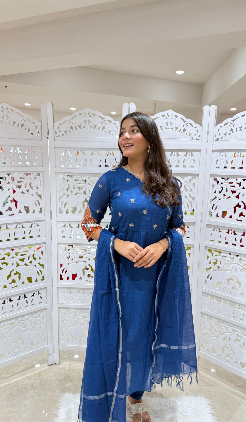 Kurti pant with dupatta
