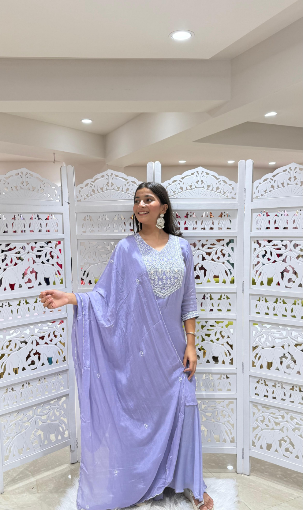Kurti plazo with Duppata