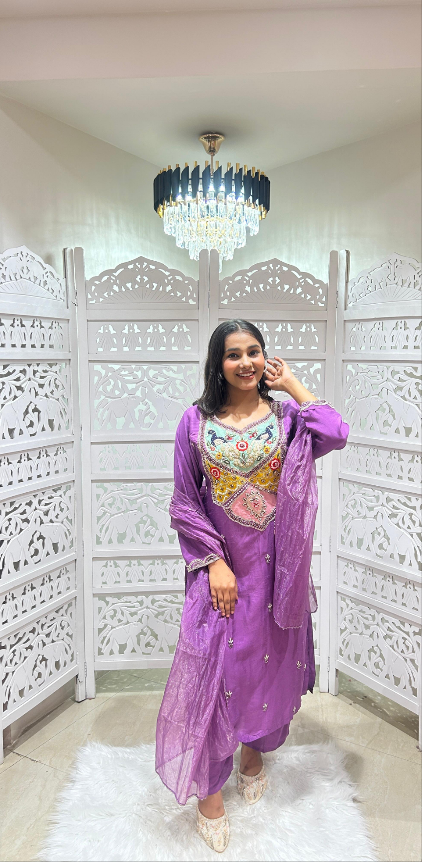 Kurti pant dupatta