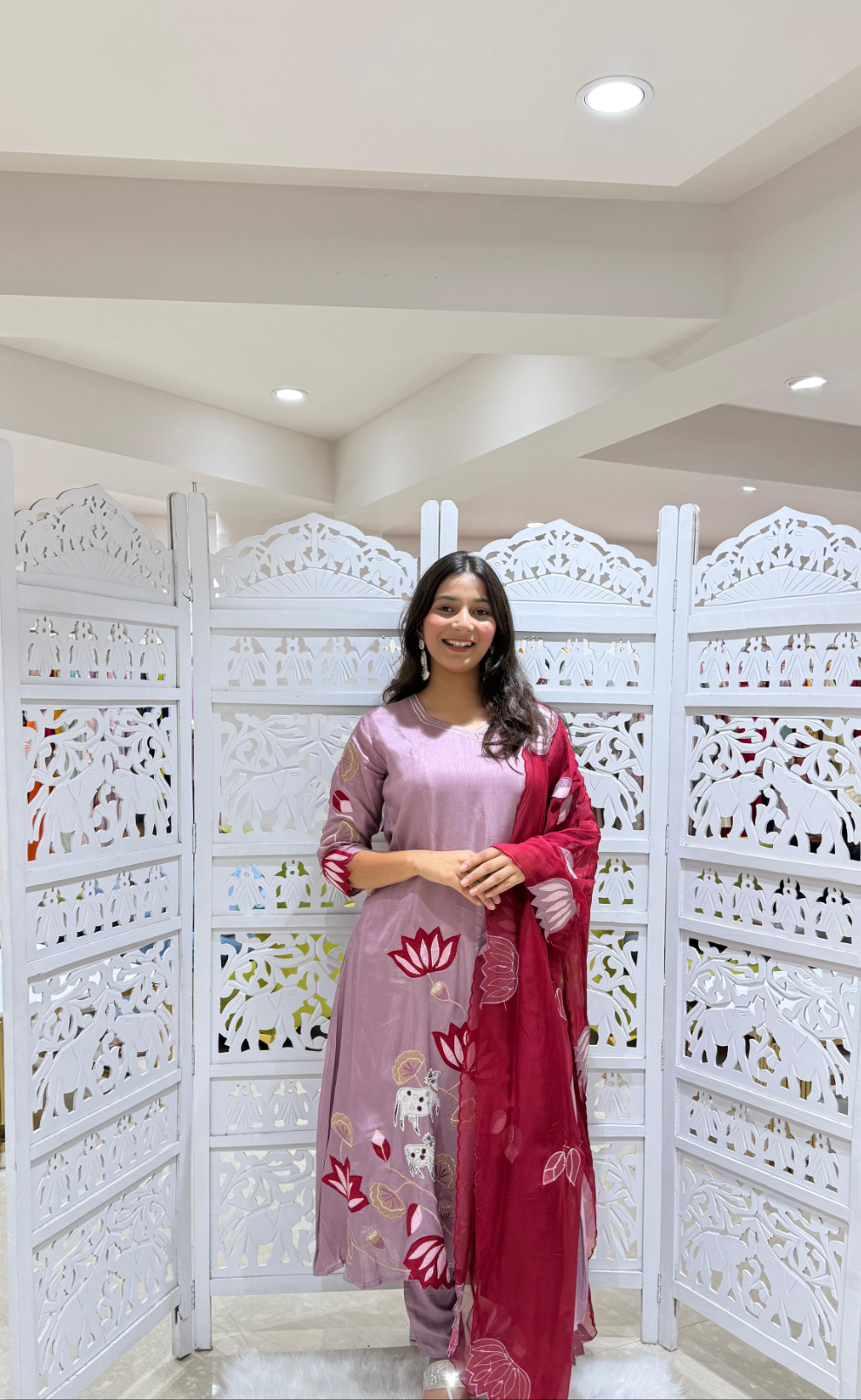 Kurti pant with dupatta