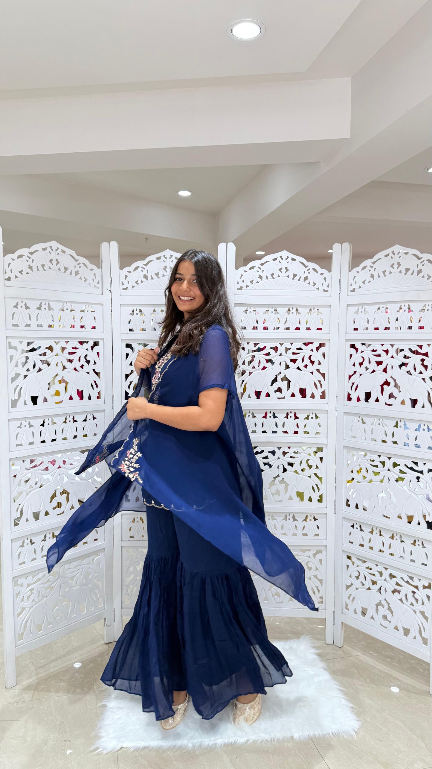 Indowestern Motiwork jardoshi