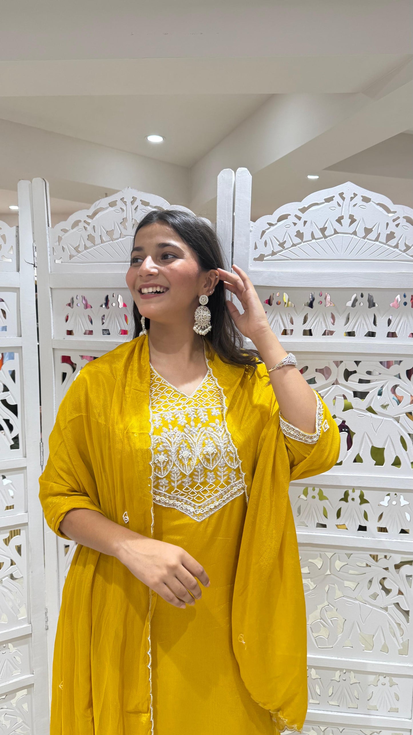 Kurti plazo with Duppata