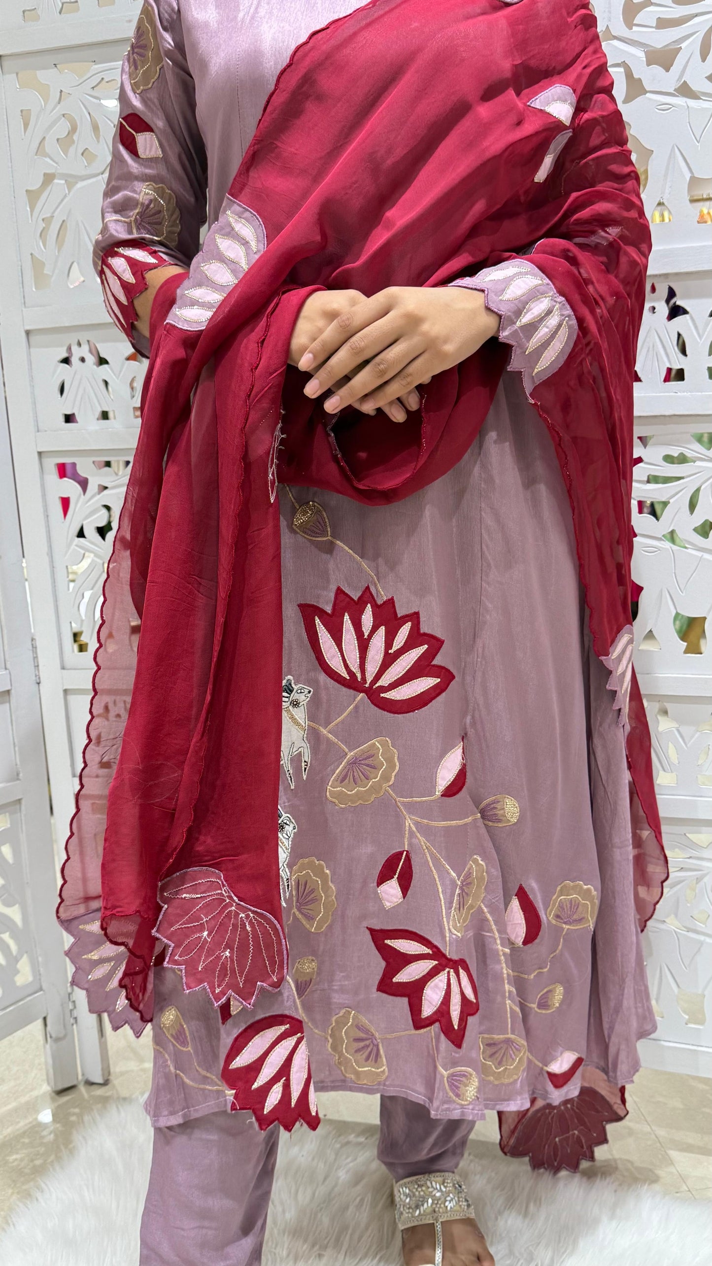 Kurti pant with dupatta