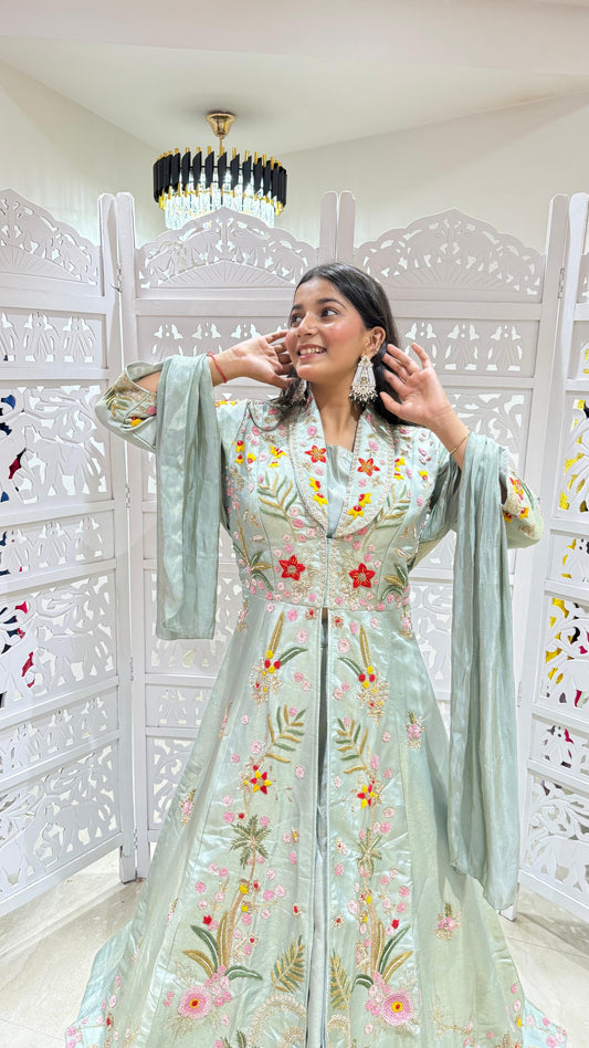 Lehenga Sequence jardoshi katthdana