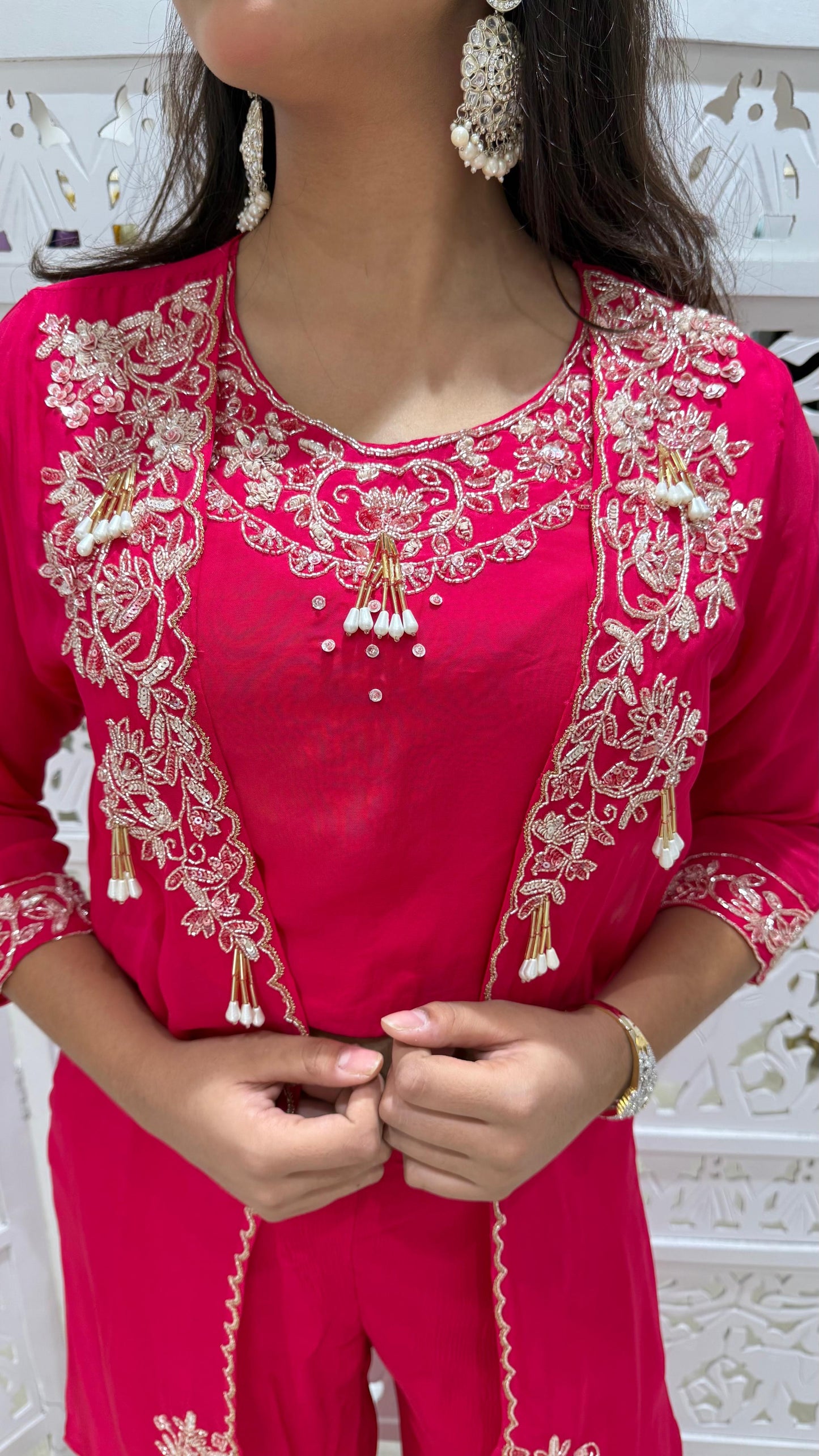 Three piece indowestern