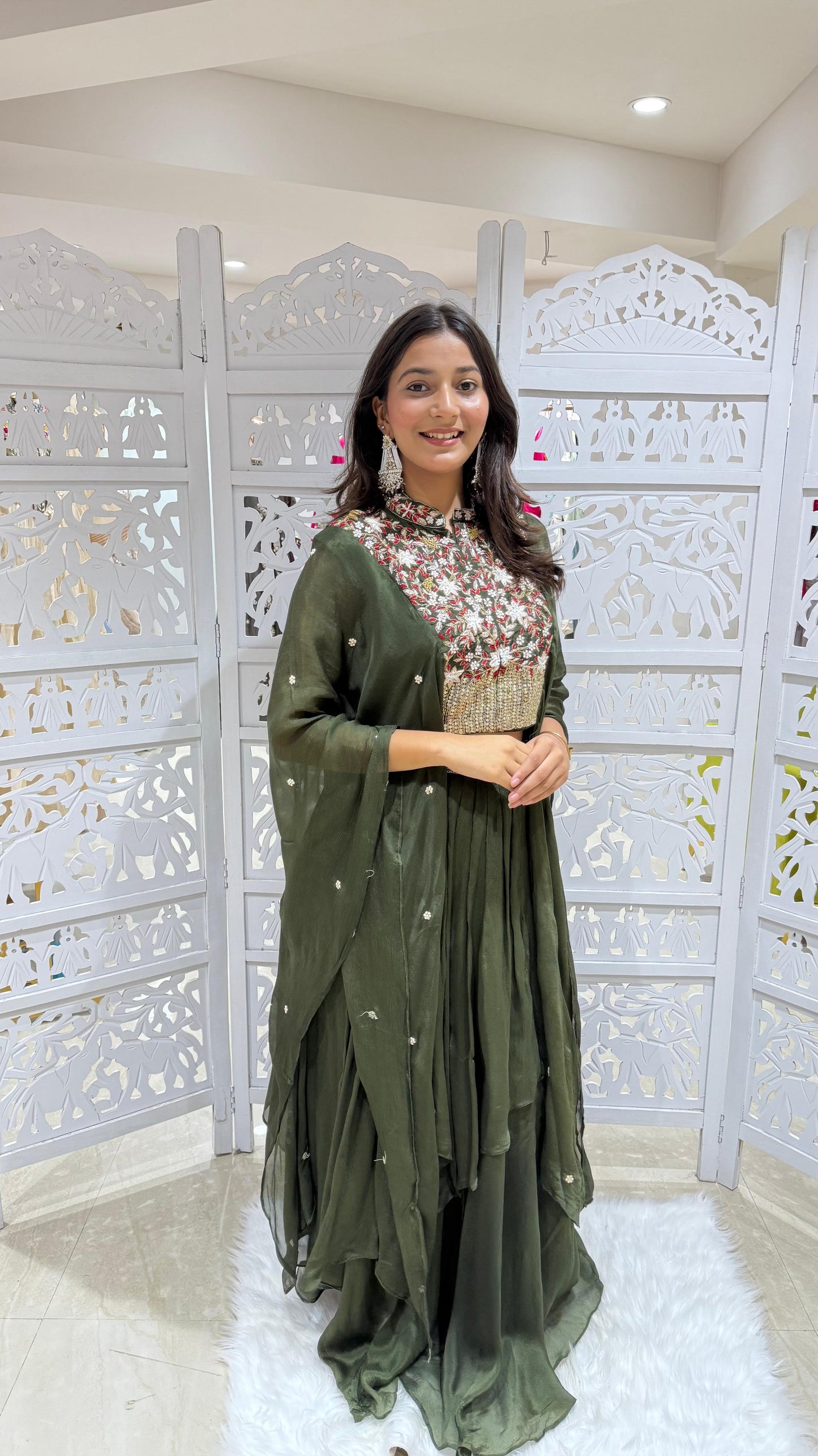 Crop top skirt Kathdaana jardoshi