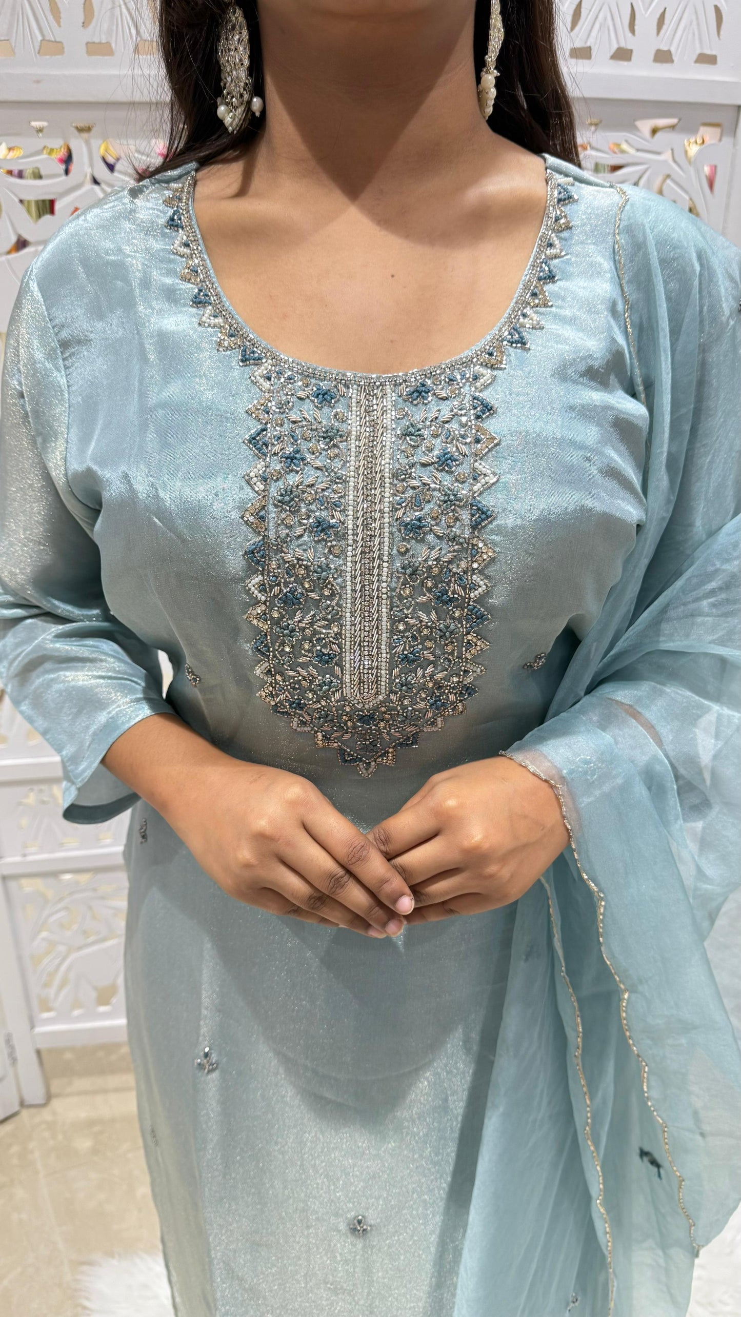 Kurti pant with dupatta