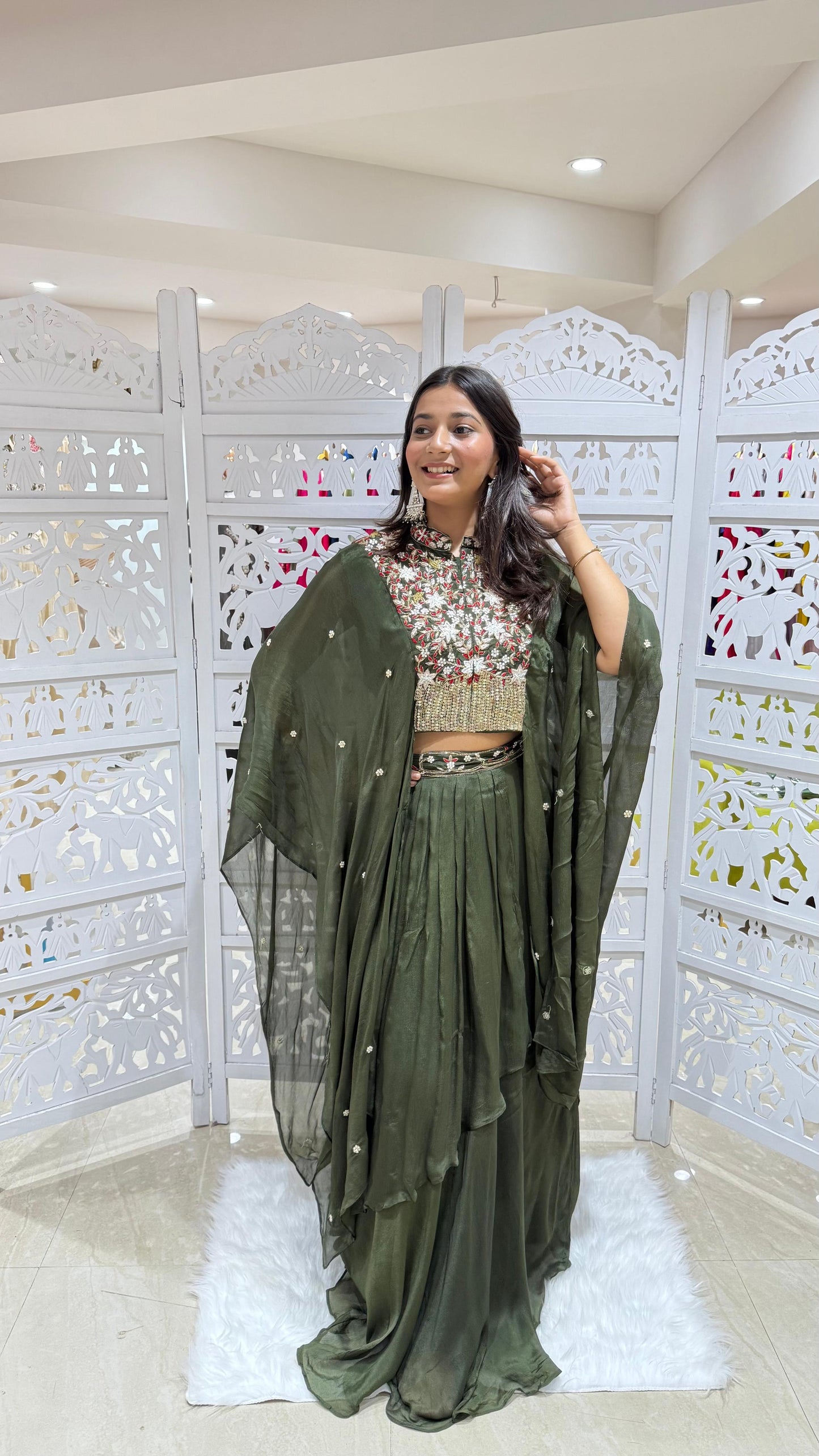 Crop top skirt Kathdaana jardoshi