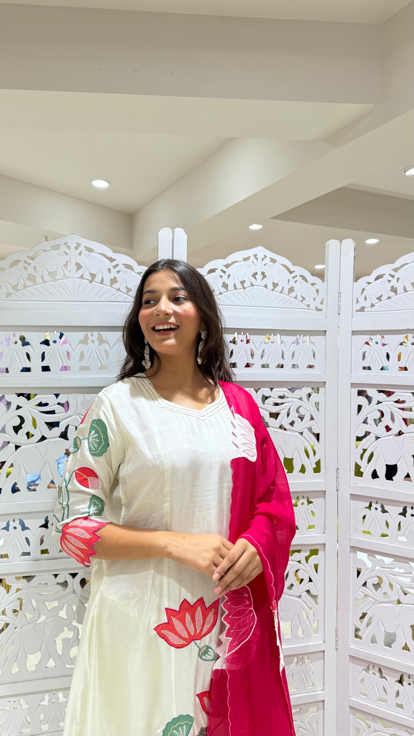 Kurti pant with dupatta