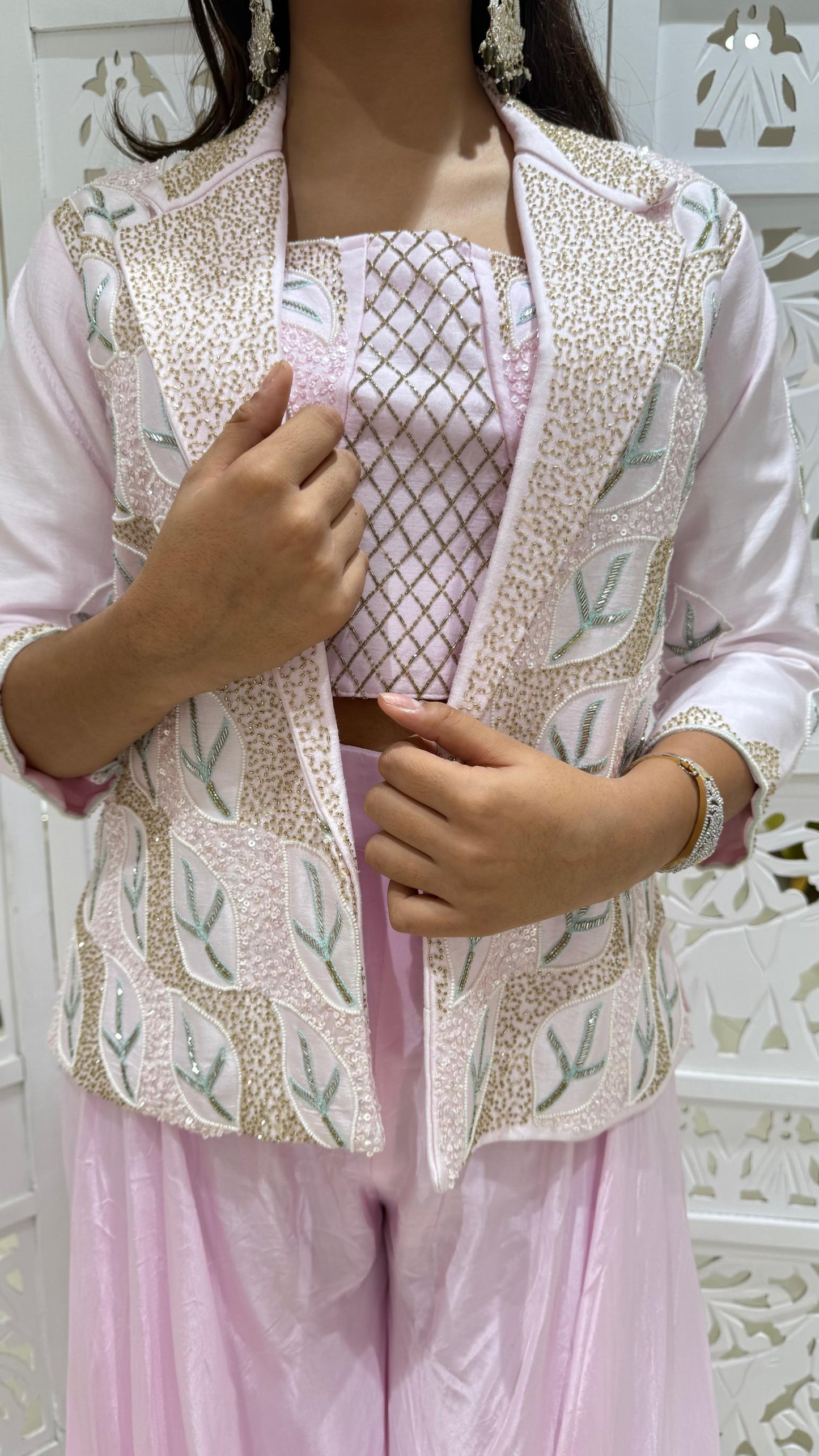 Three piece indowestern