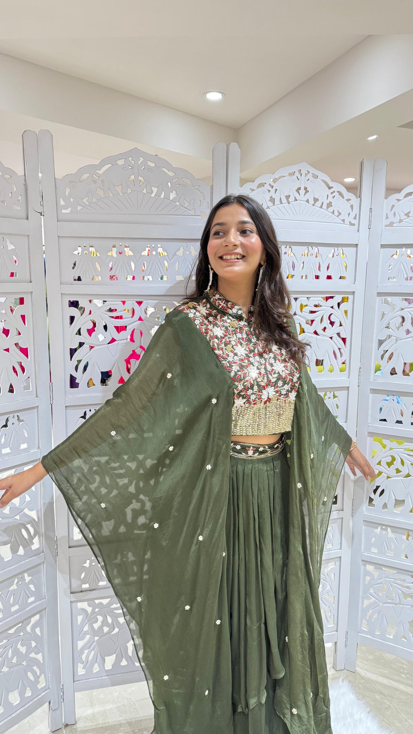 Crop top skirt Kathdaana jardoshi