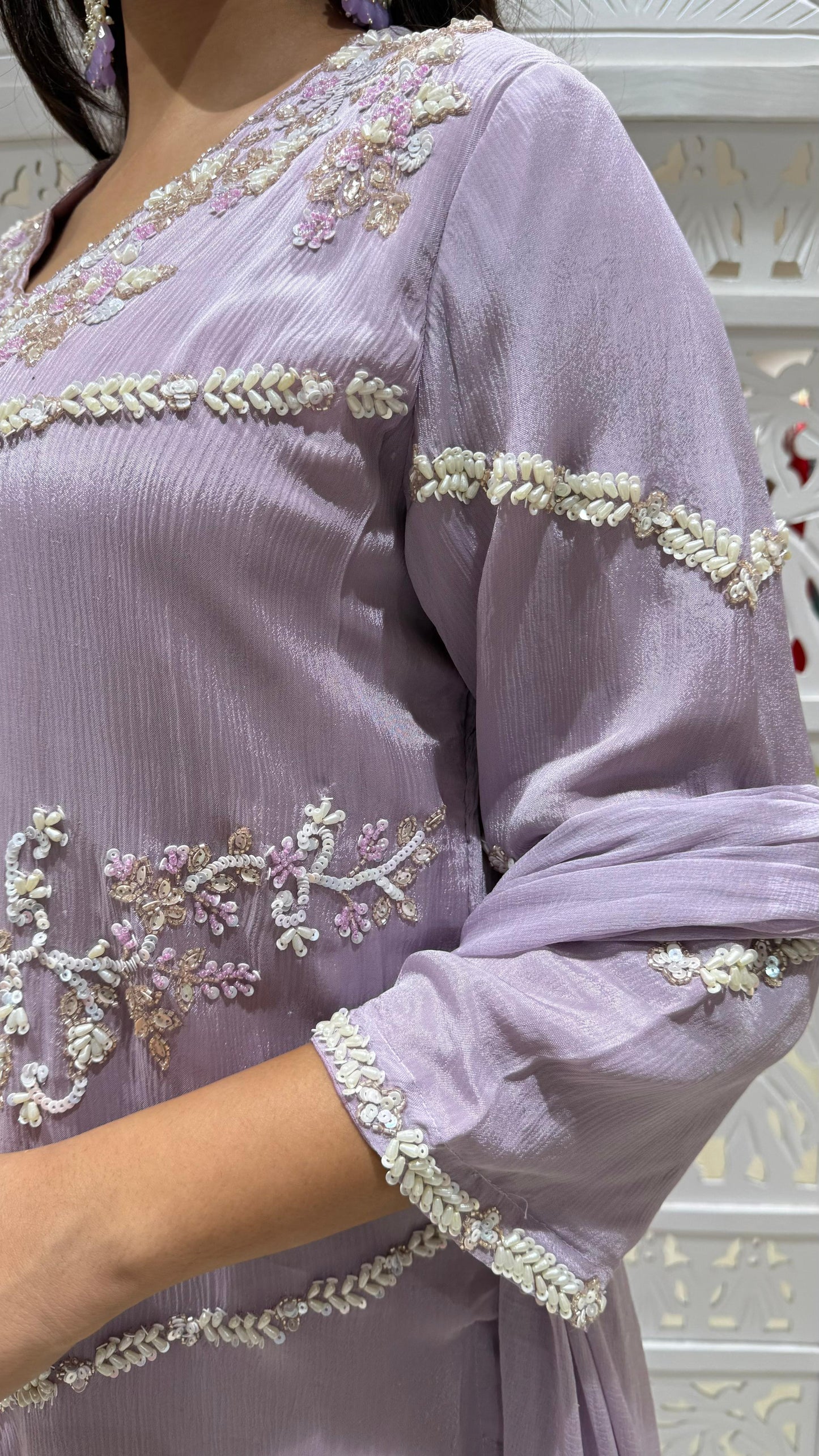 Kurti plazo with Duppata