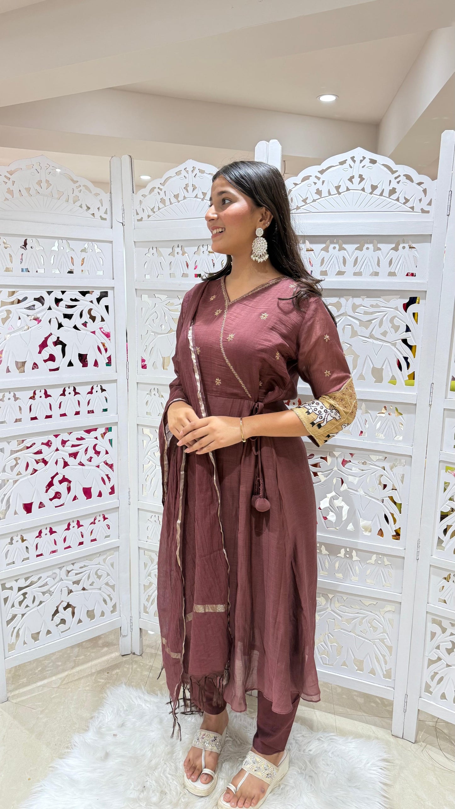 Kurti pant with dupatta