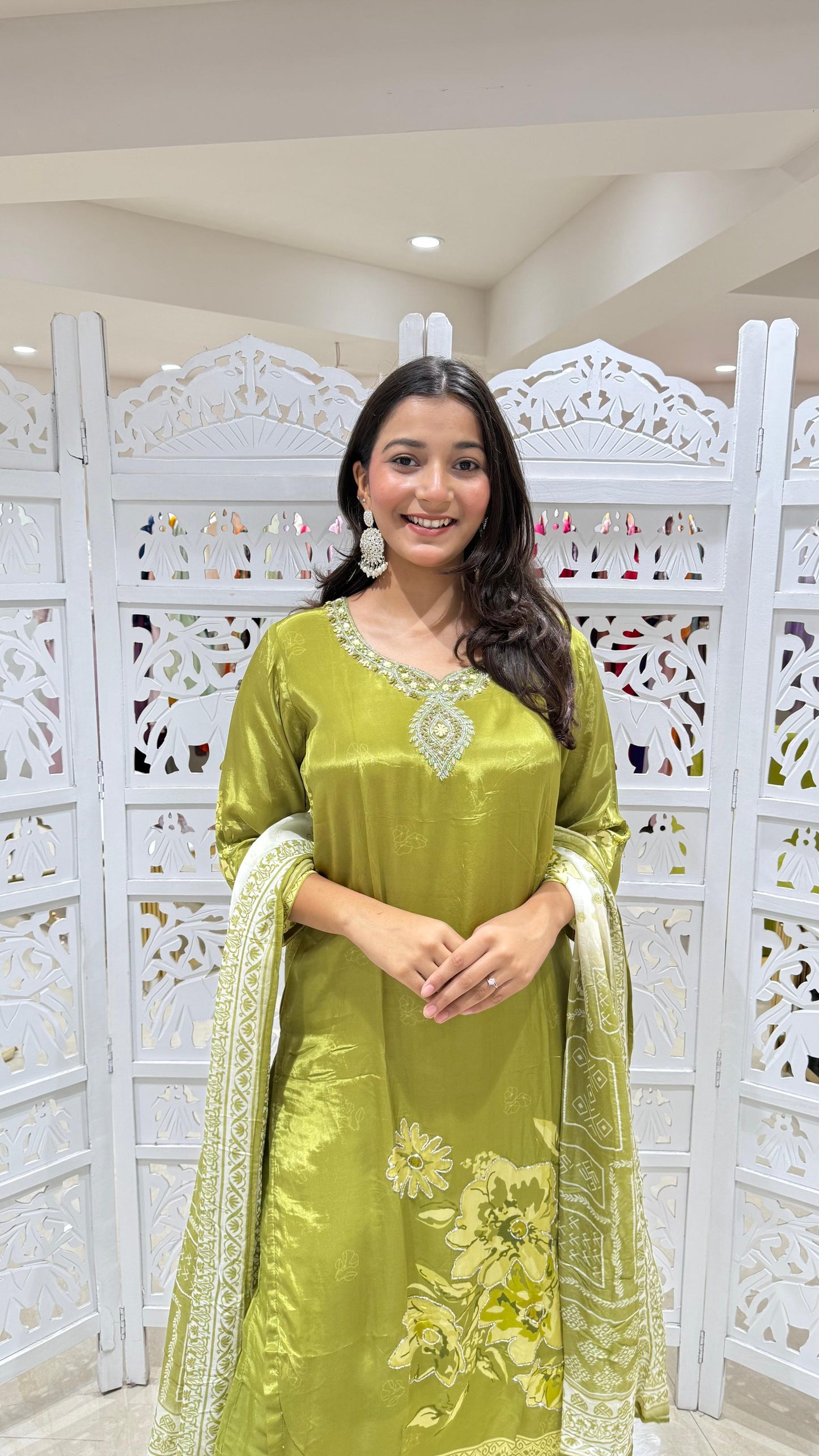 Kurti pant with dupatta