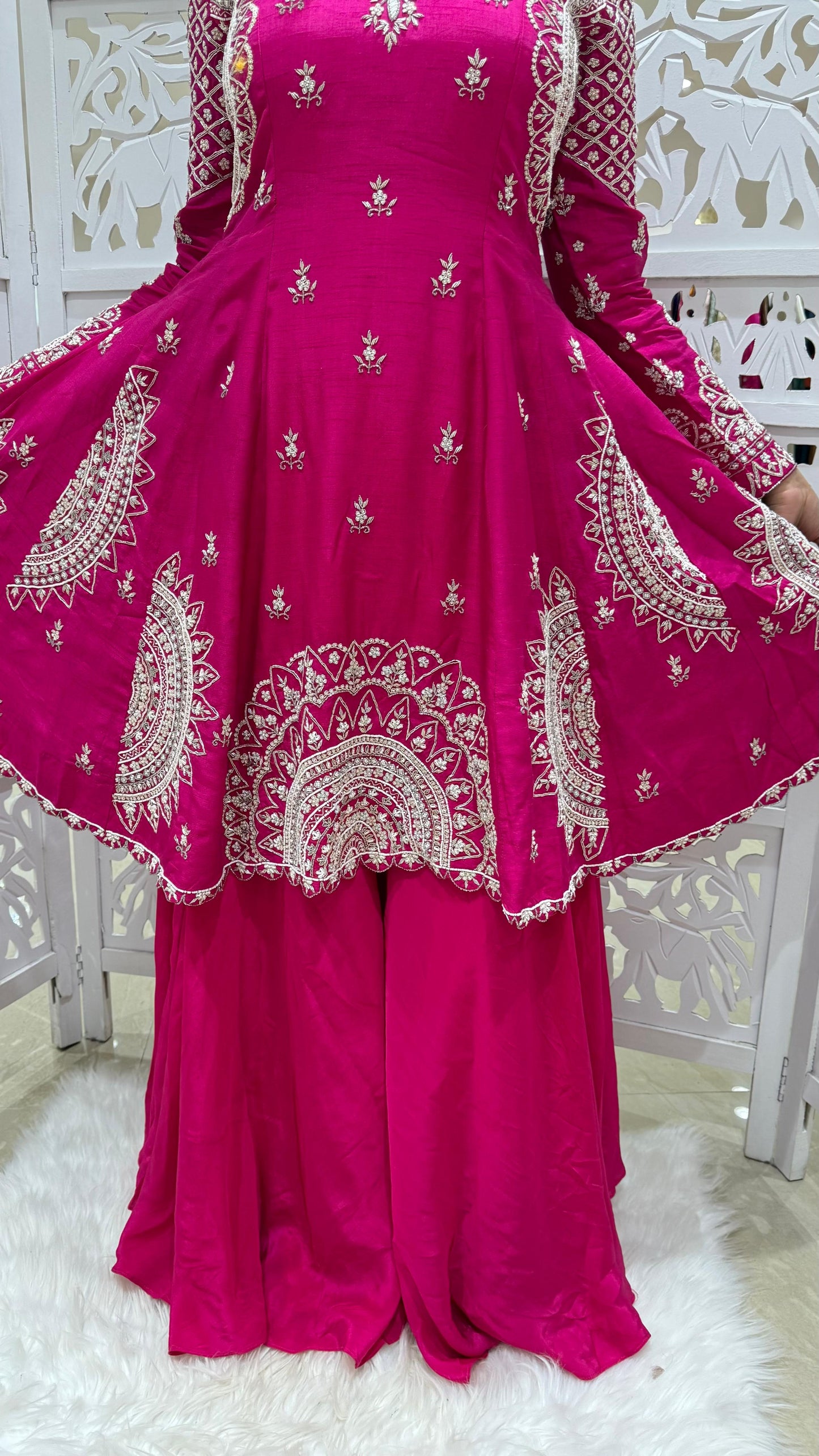 Two piece indowestern