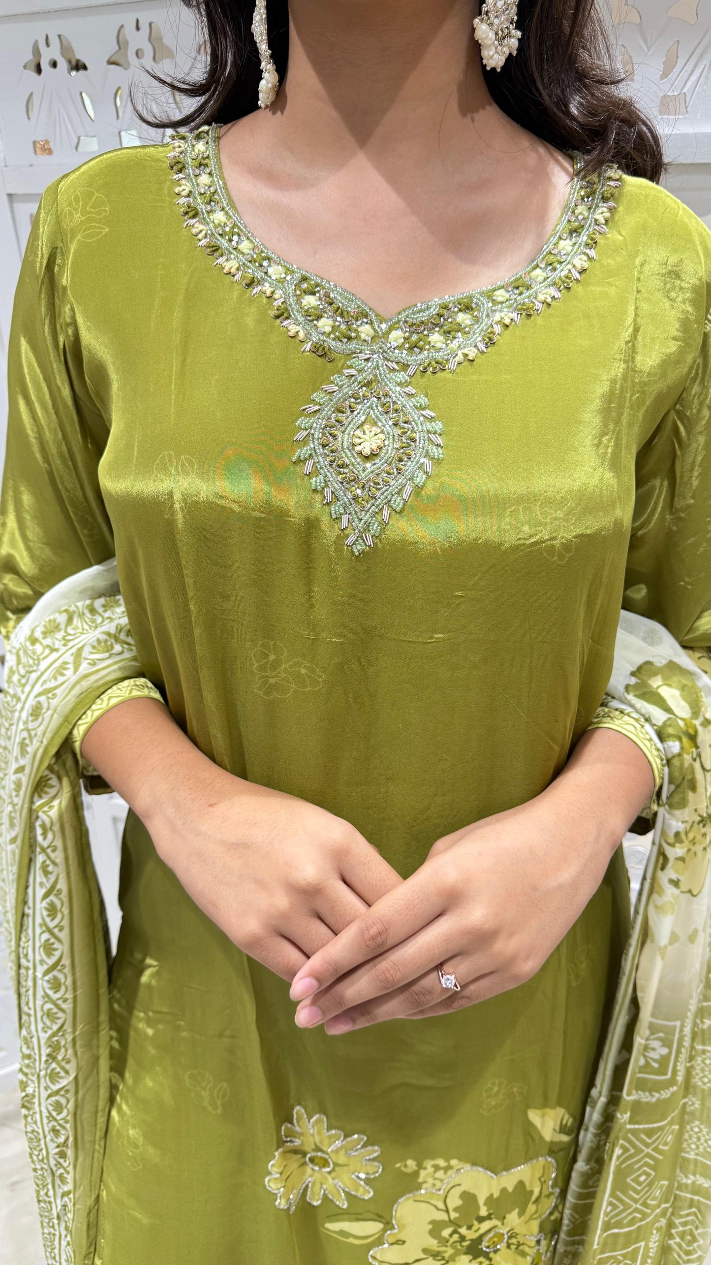Kurti pant with dupatta