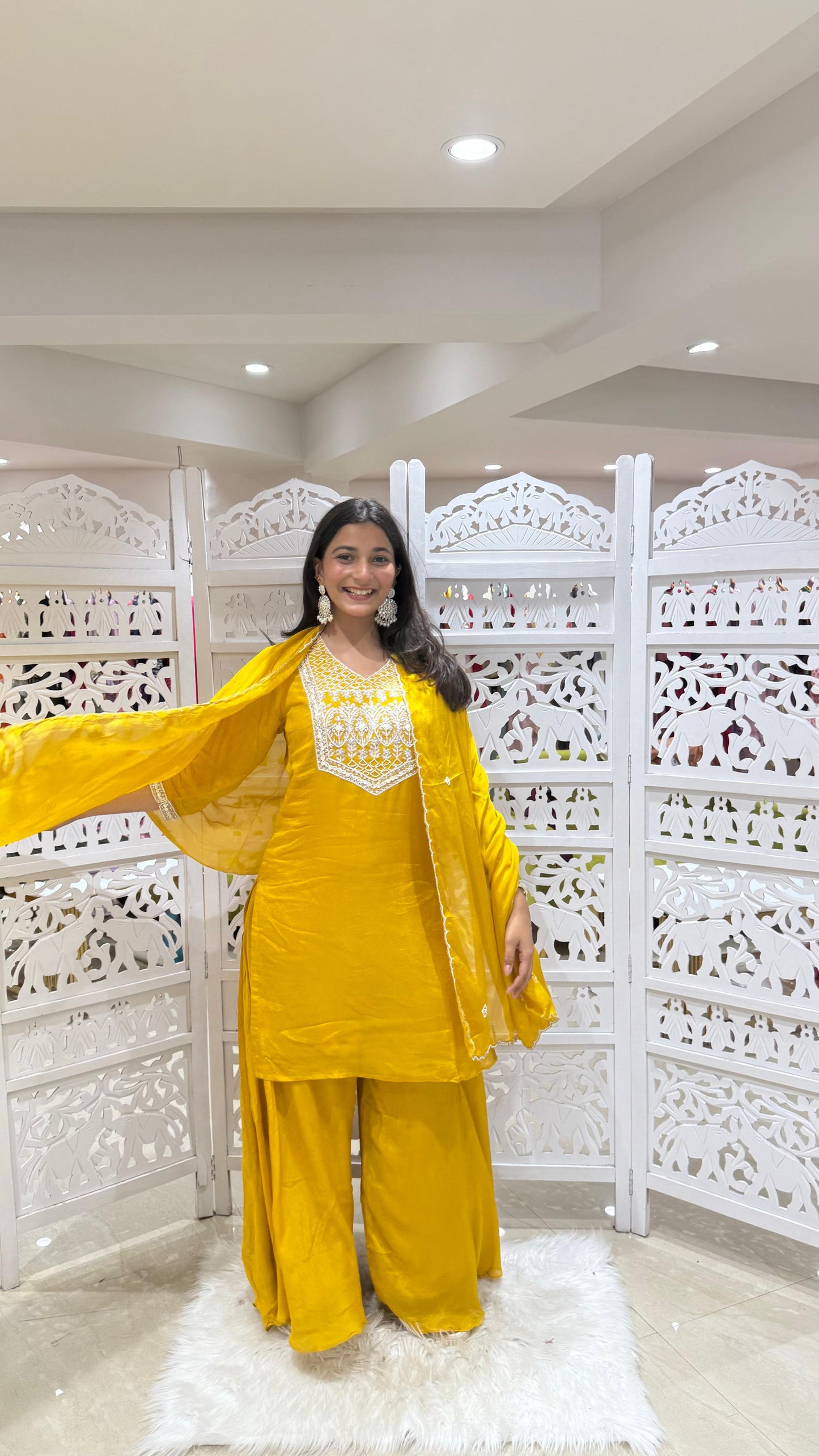 Kurti plazo with Duppata