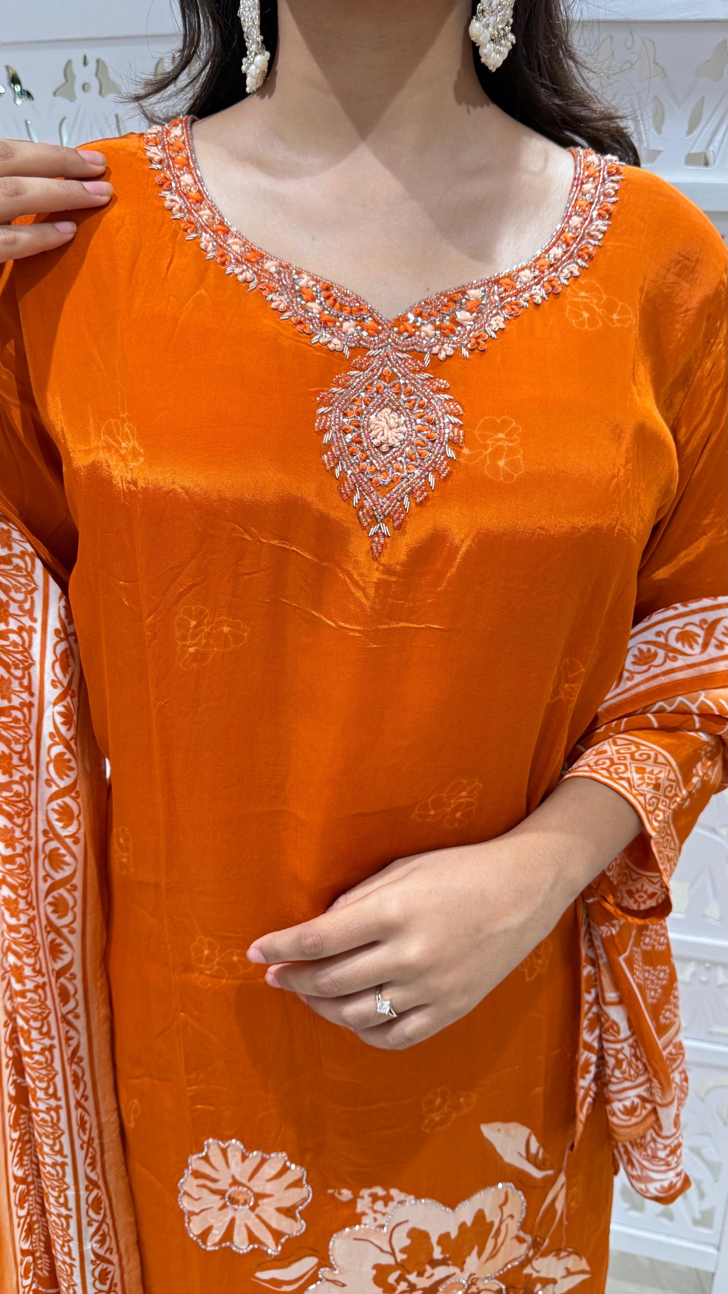Kurti pant with dupatta