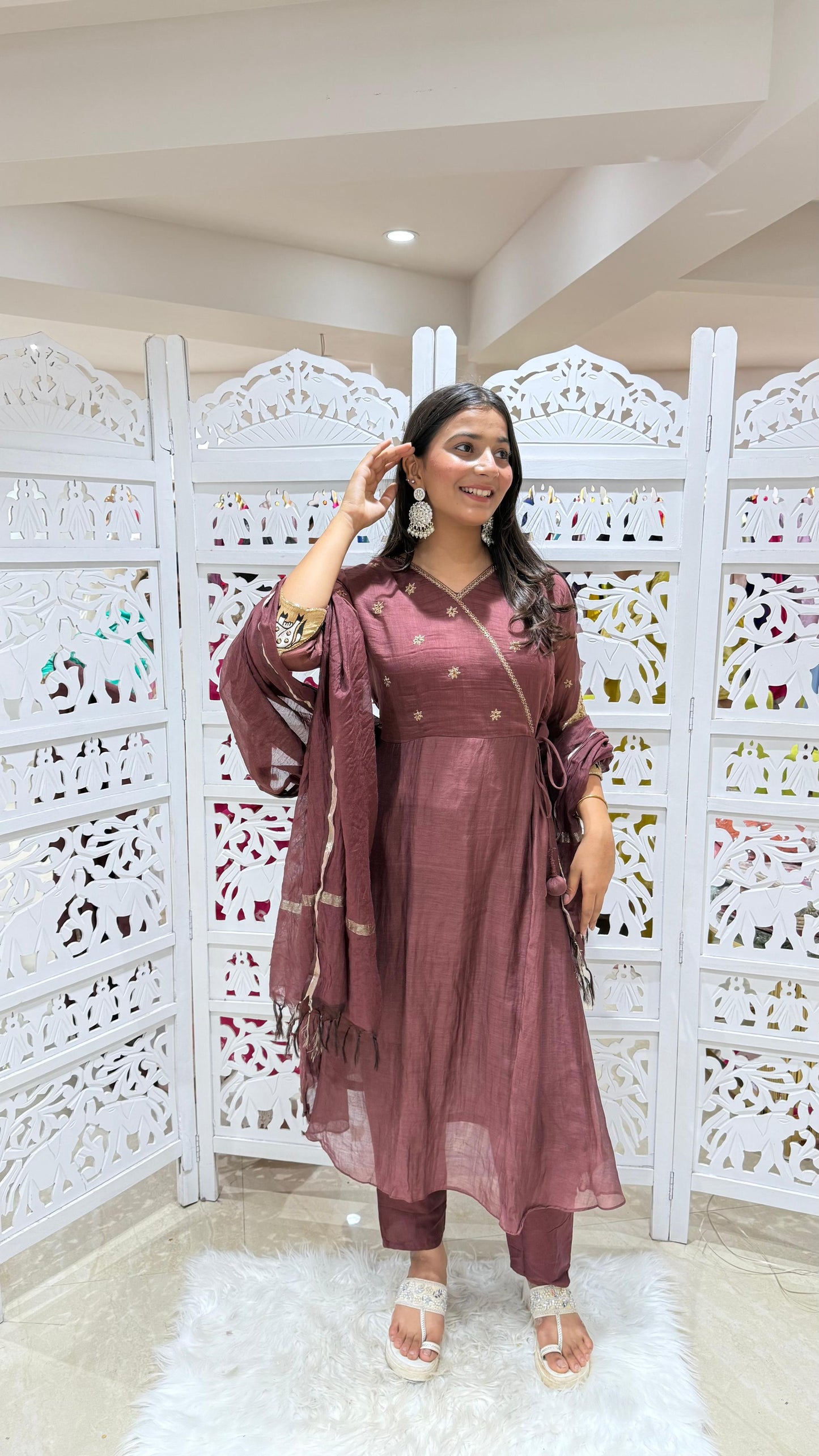 Kurti pant with dupatta