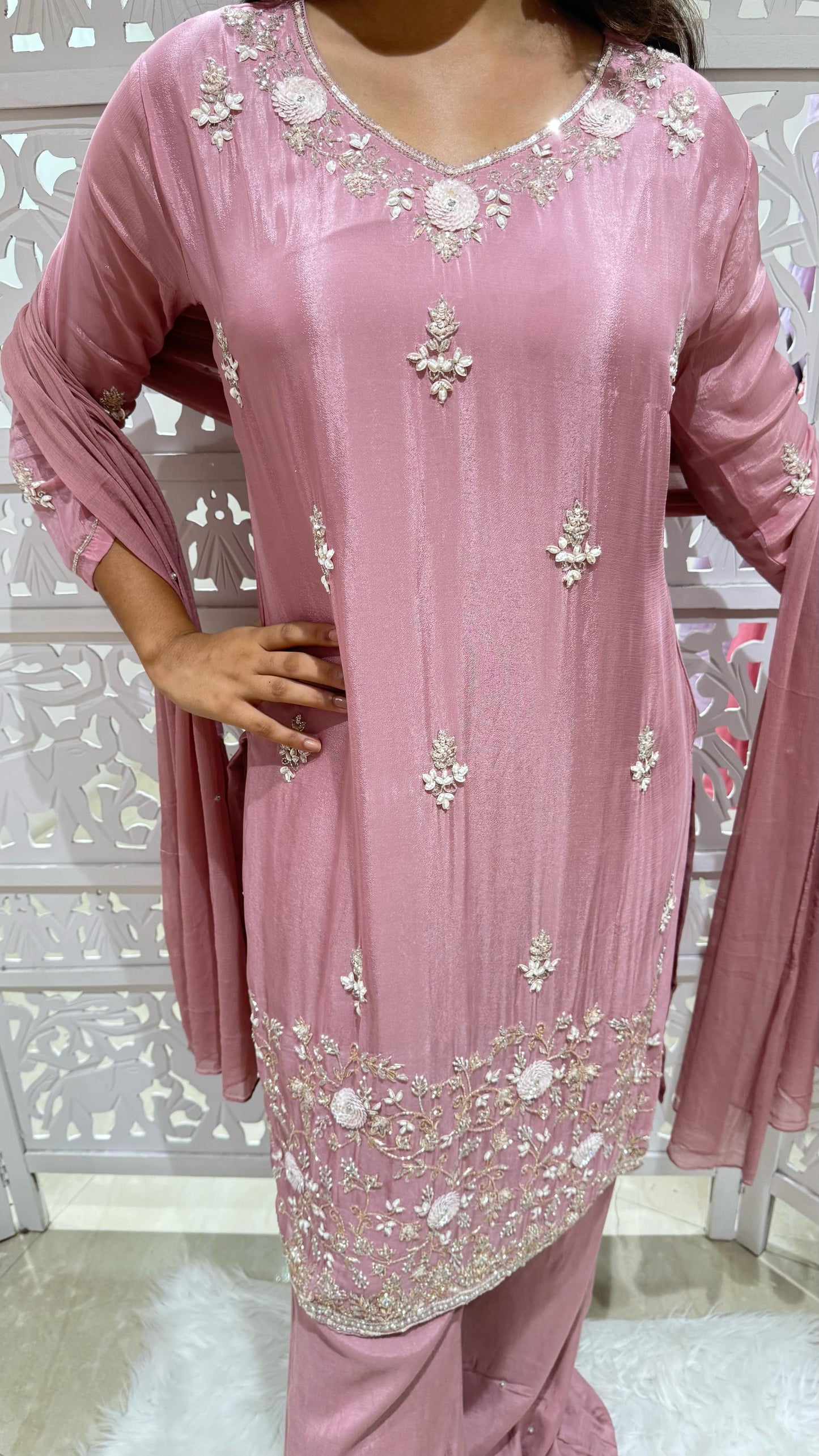 Kurti pant with dupatta