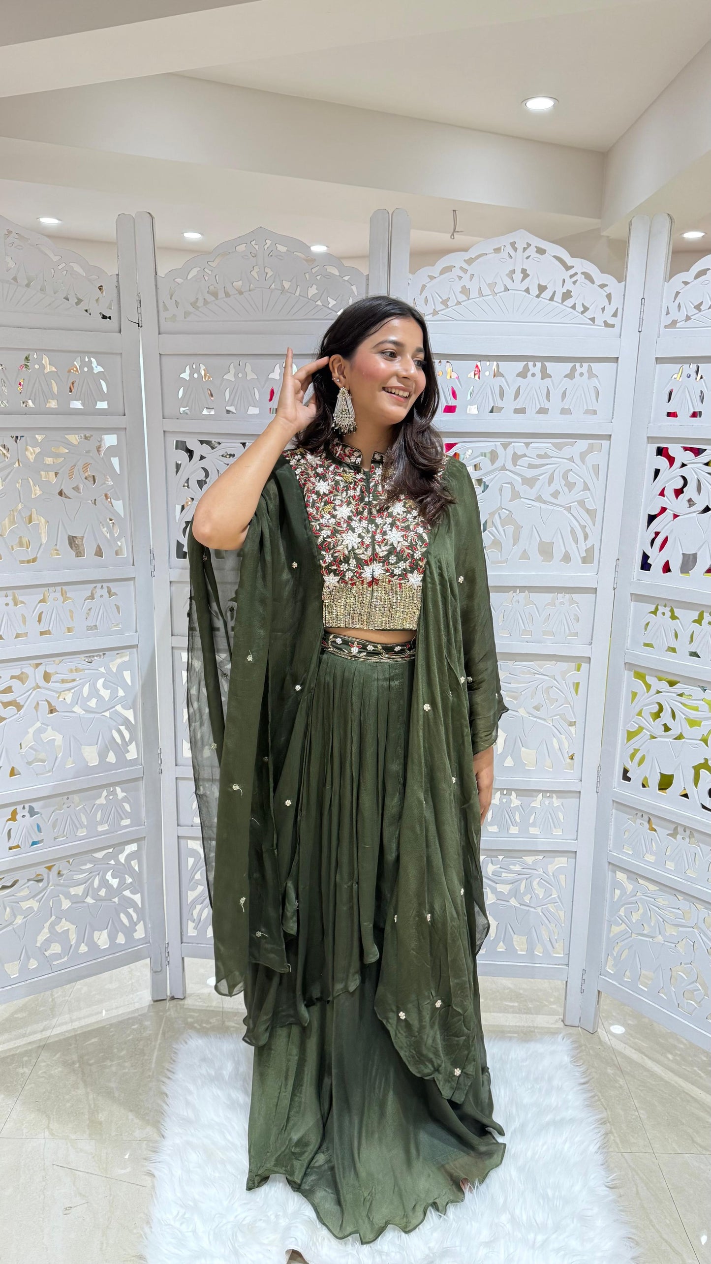 Crop top skirt Kathdaana jardoshi