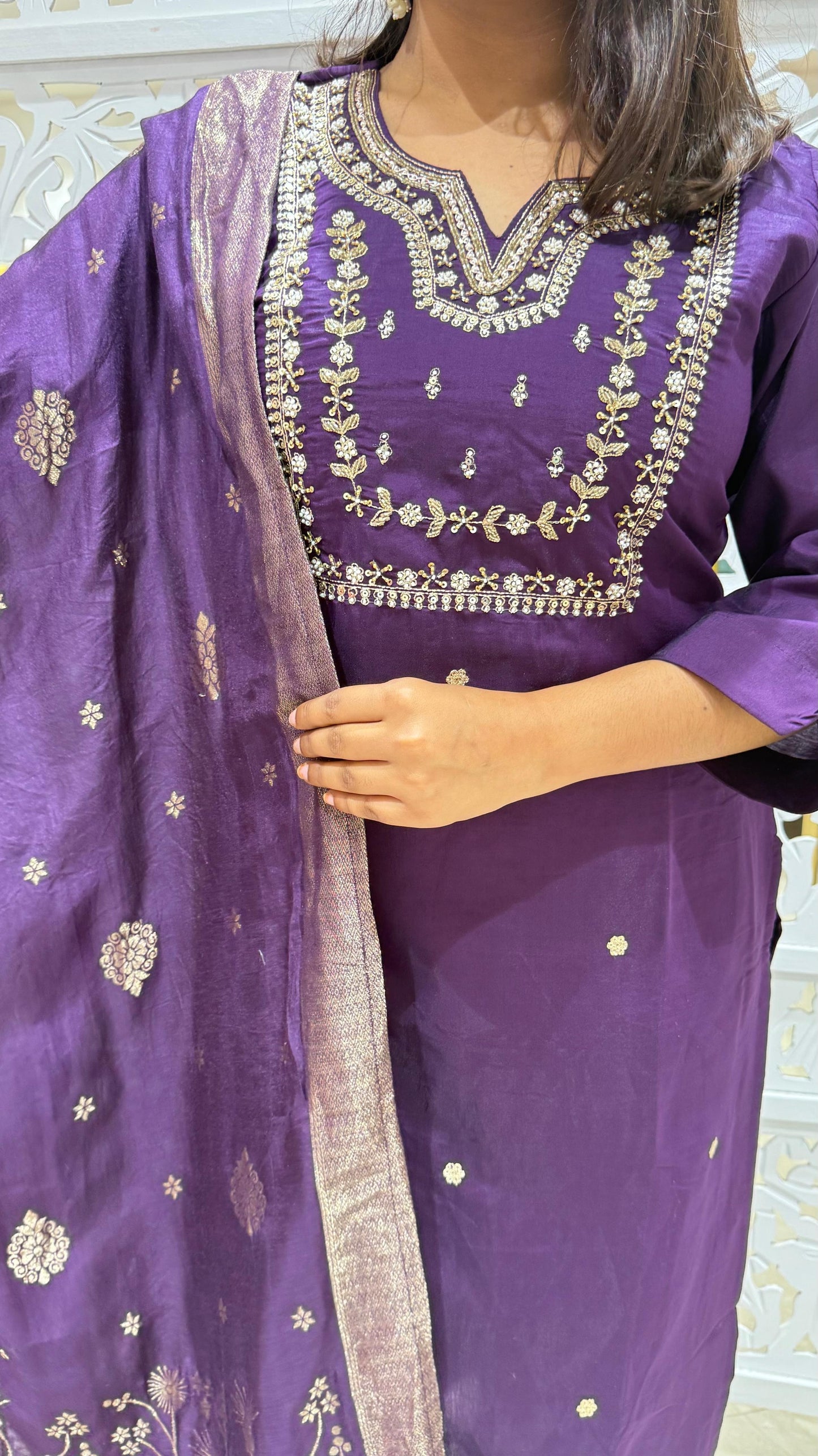 Kurti pant with dupatta