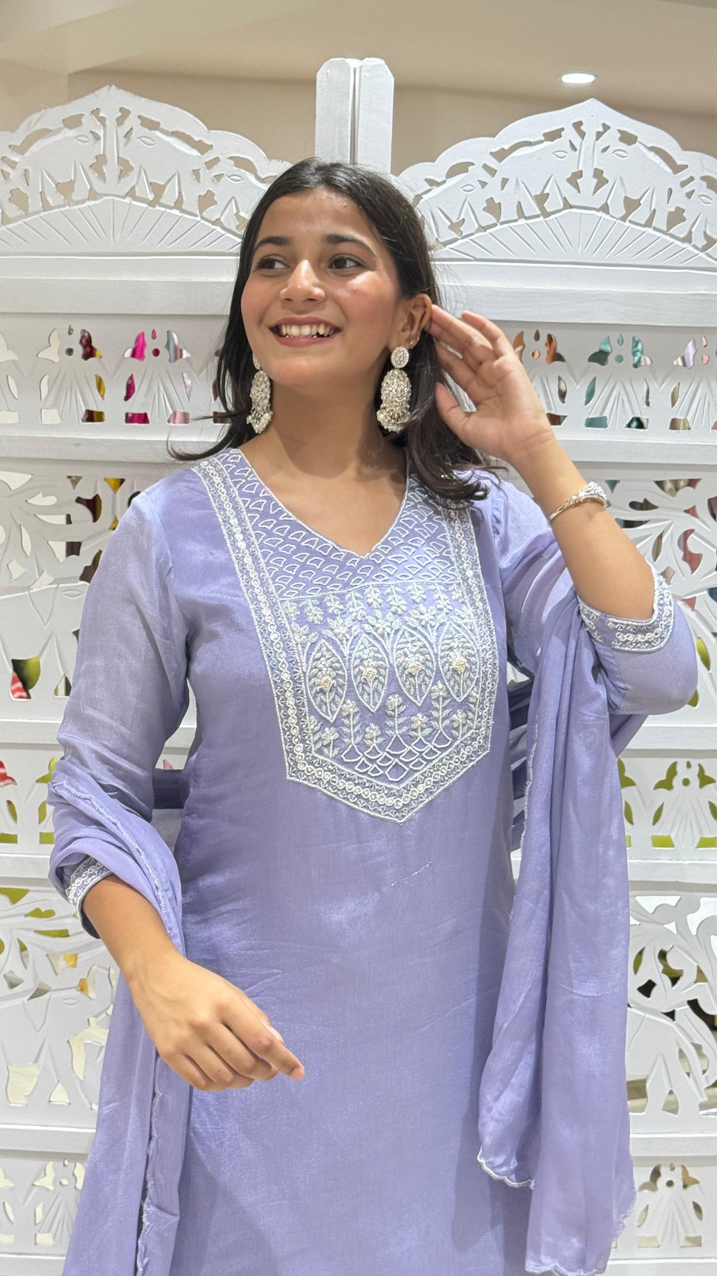 Kurti plazo with Duppata