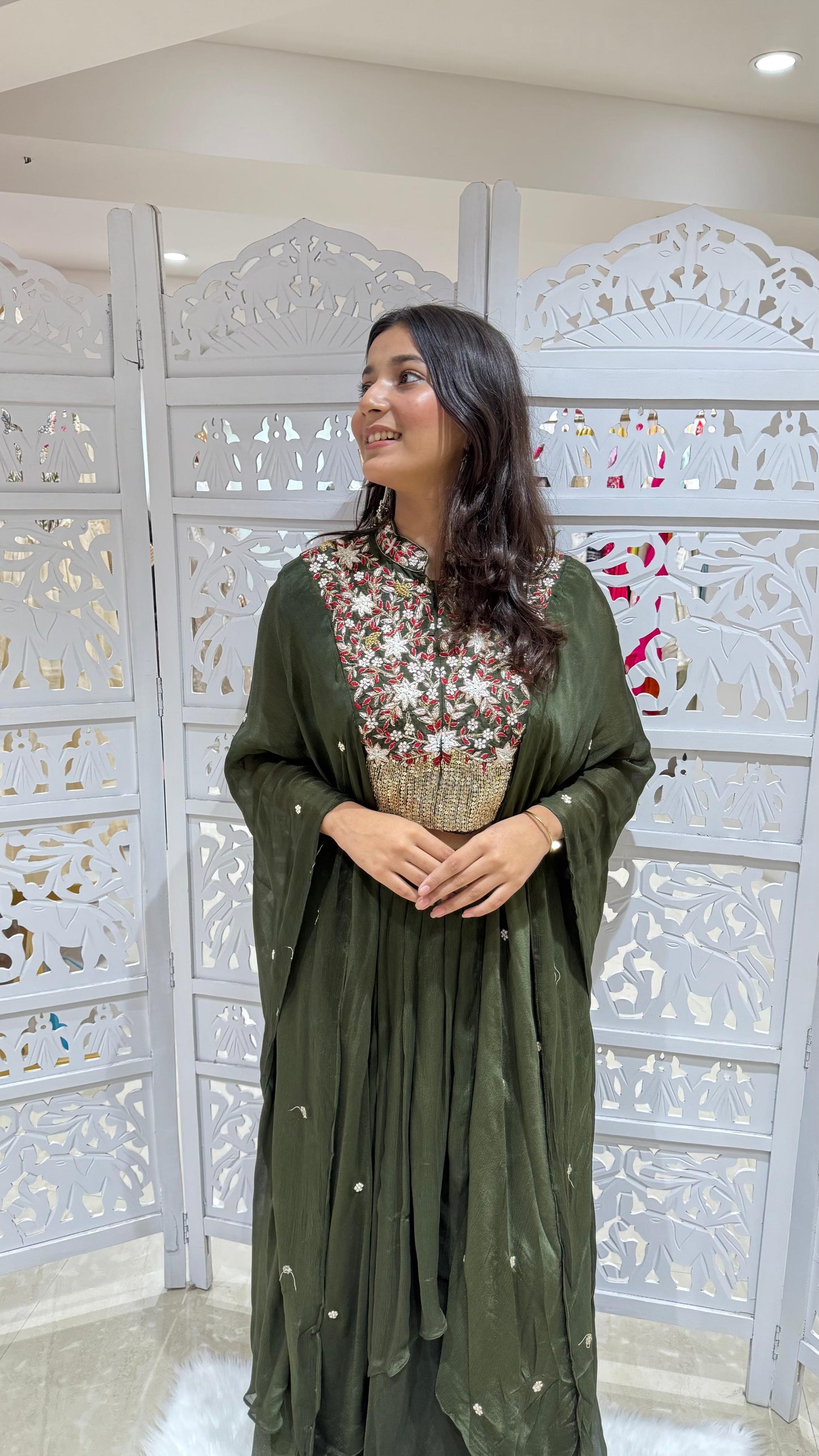 Crop top skirt Kathdaana jardoshi