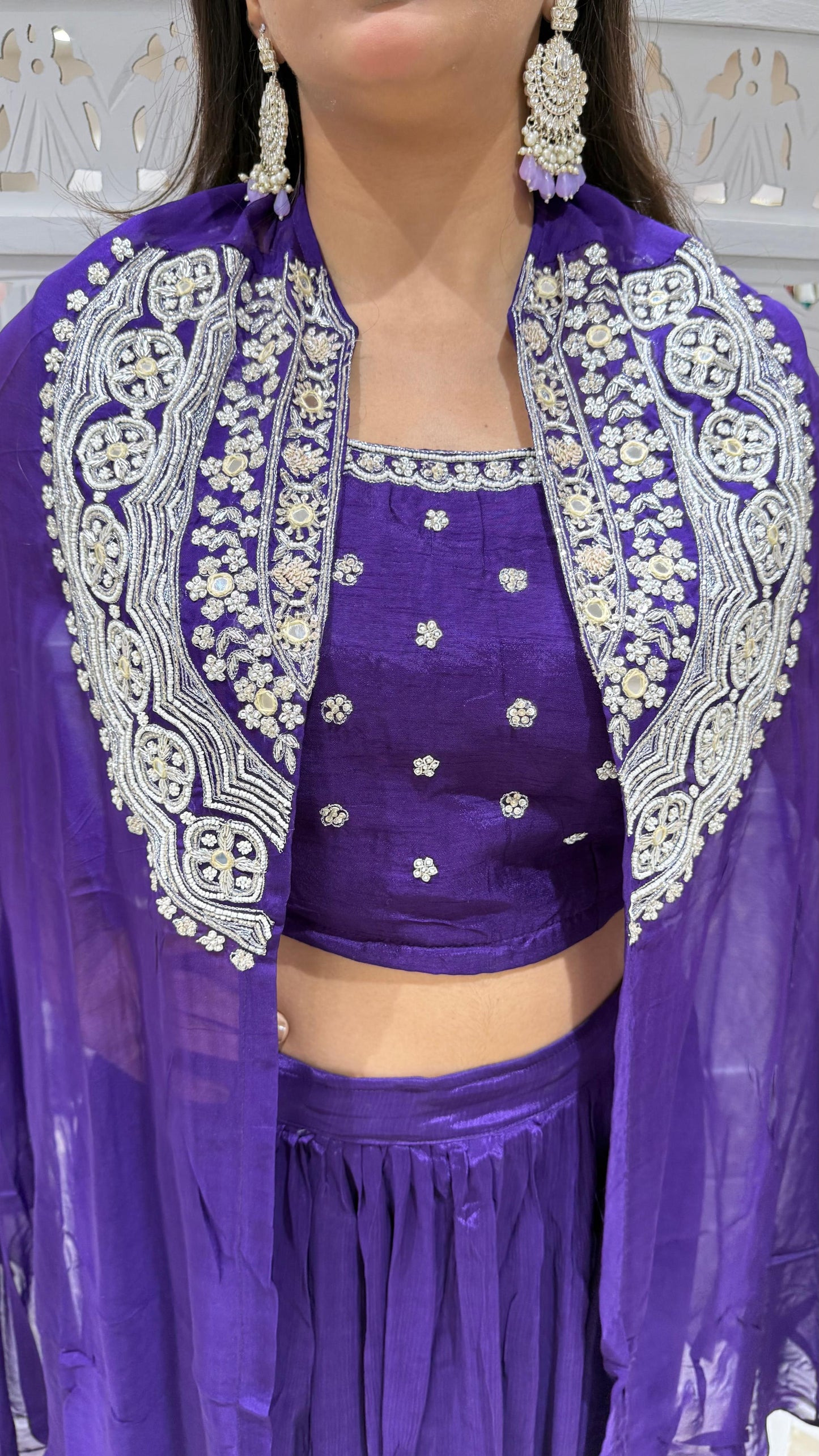 Three piece indowestern