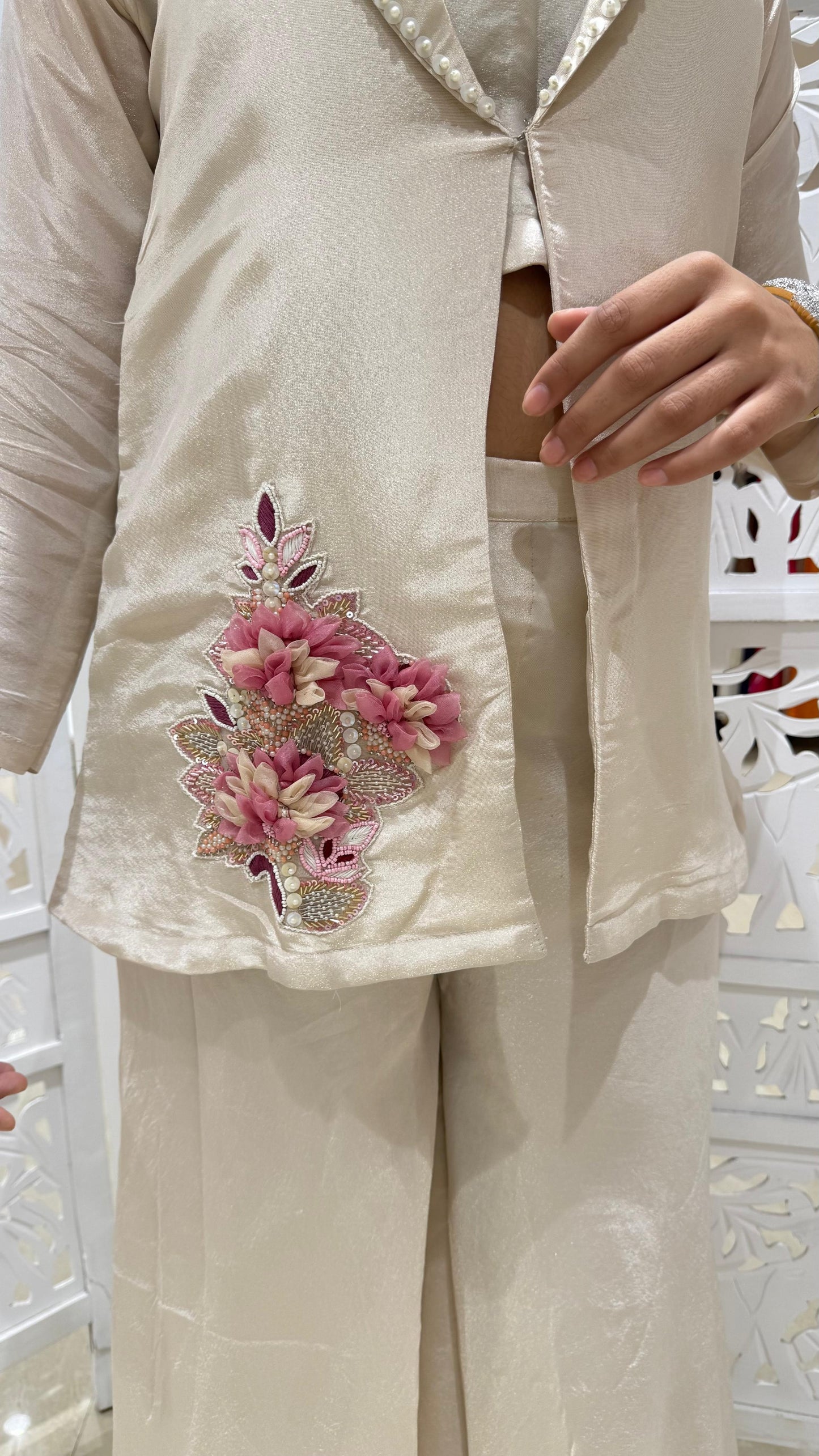 Three piece indowestern