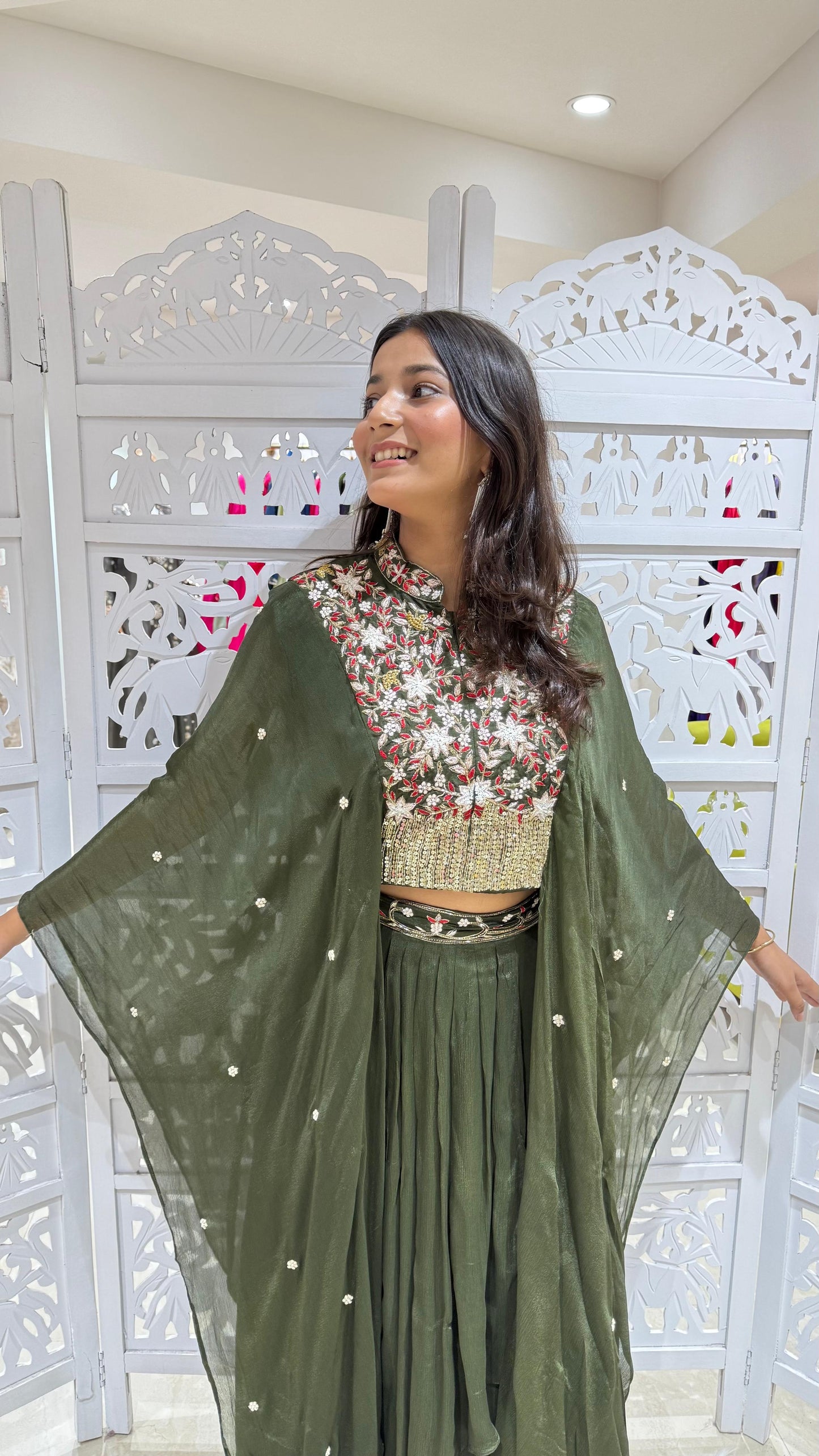 Crop top skirt Kathdaana jardoshi
