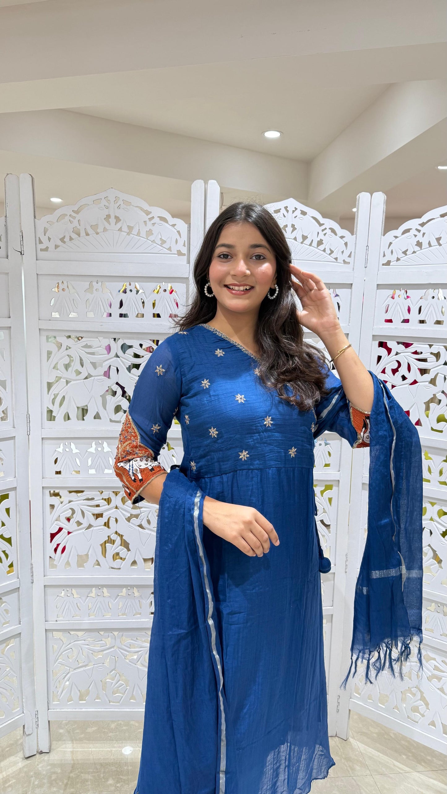 Kurti pant with dupatta