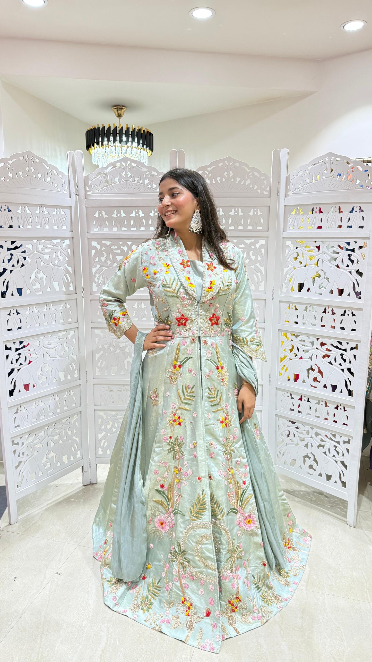 Lehenga Sequence jardoshi katthdana