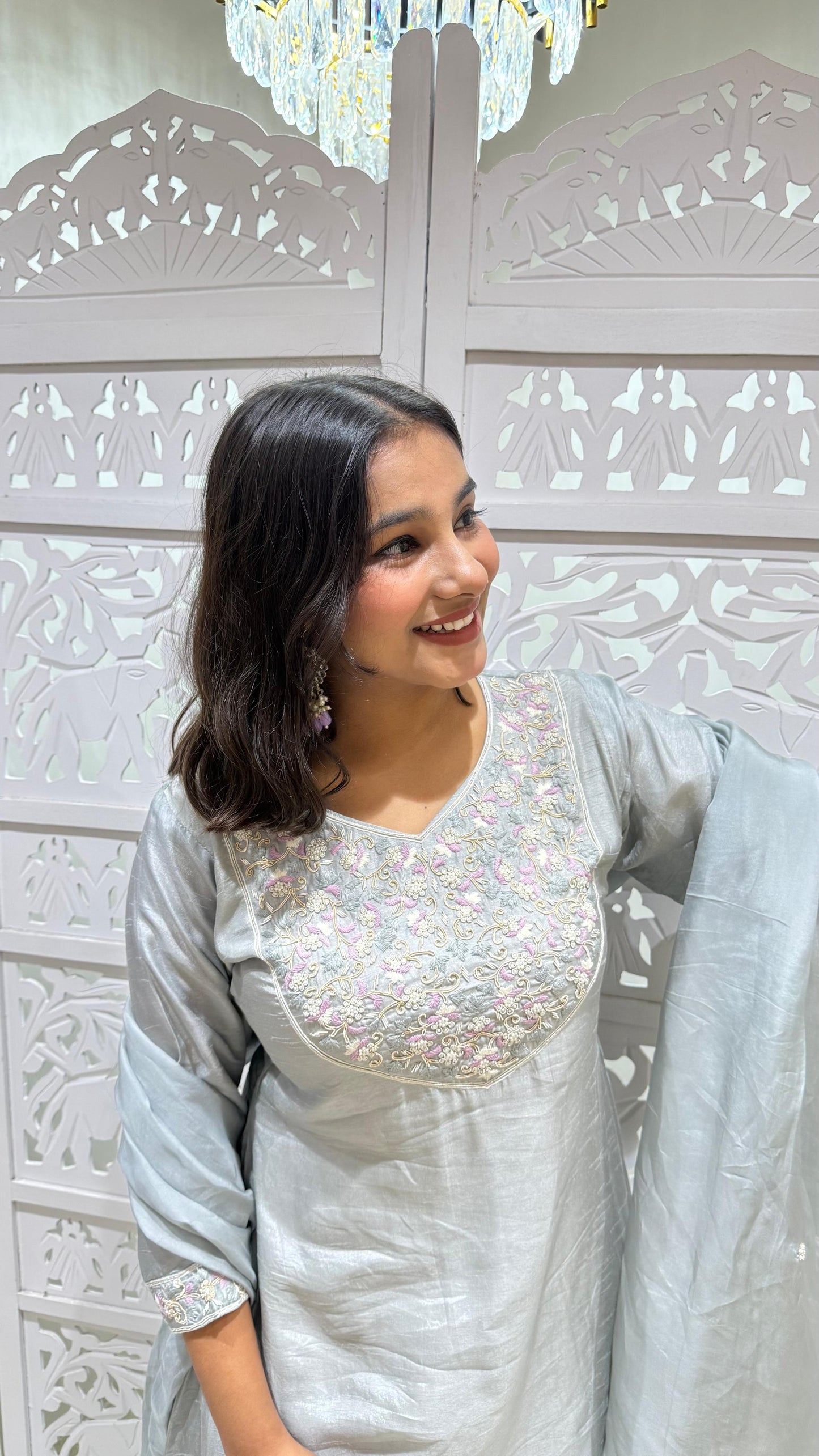 Three piece Threadwork Sequence jardoshi