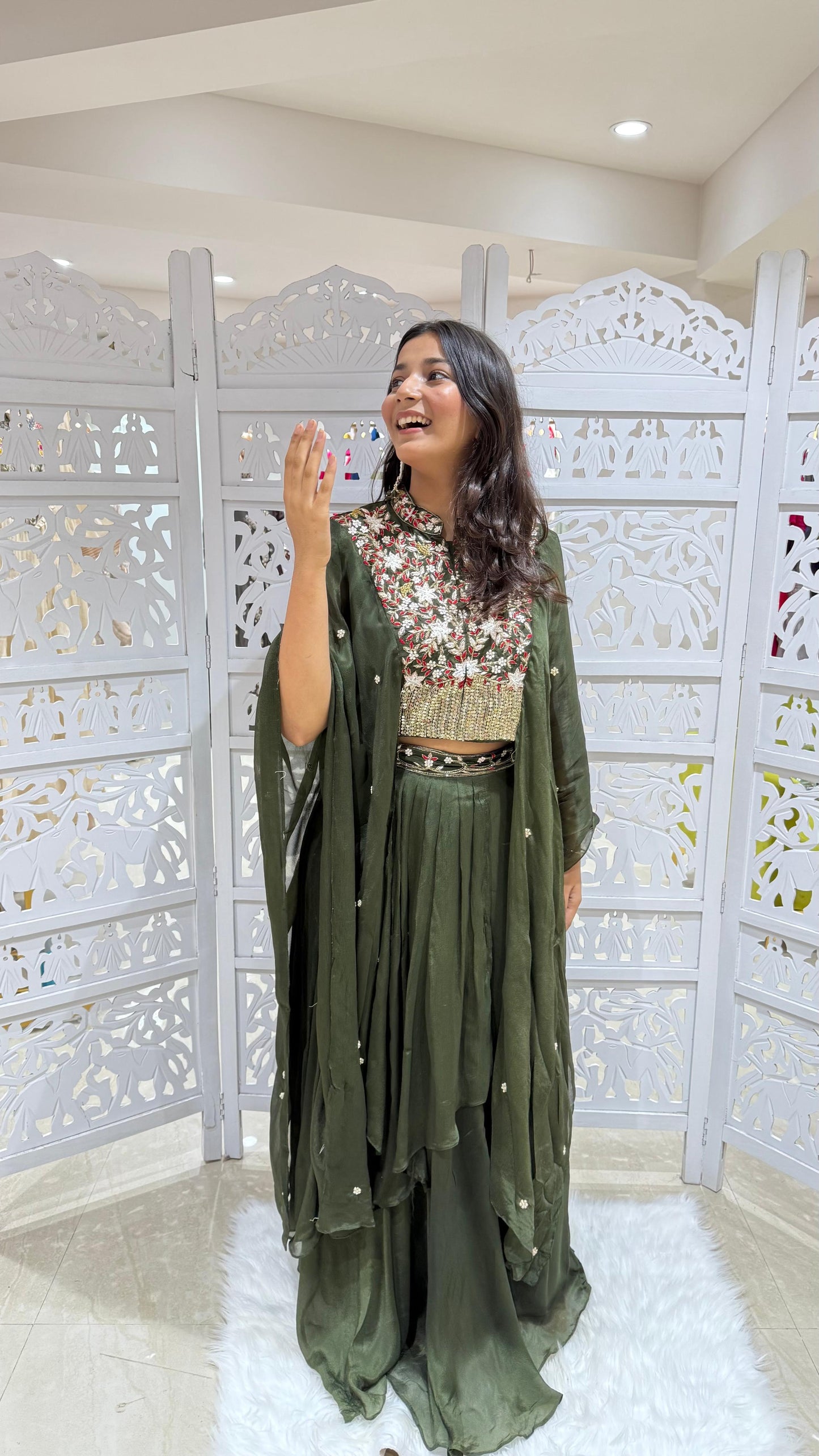 Crop top skirt Kathdaana jardoshi