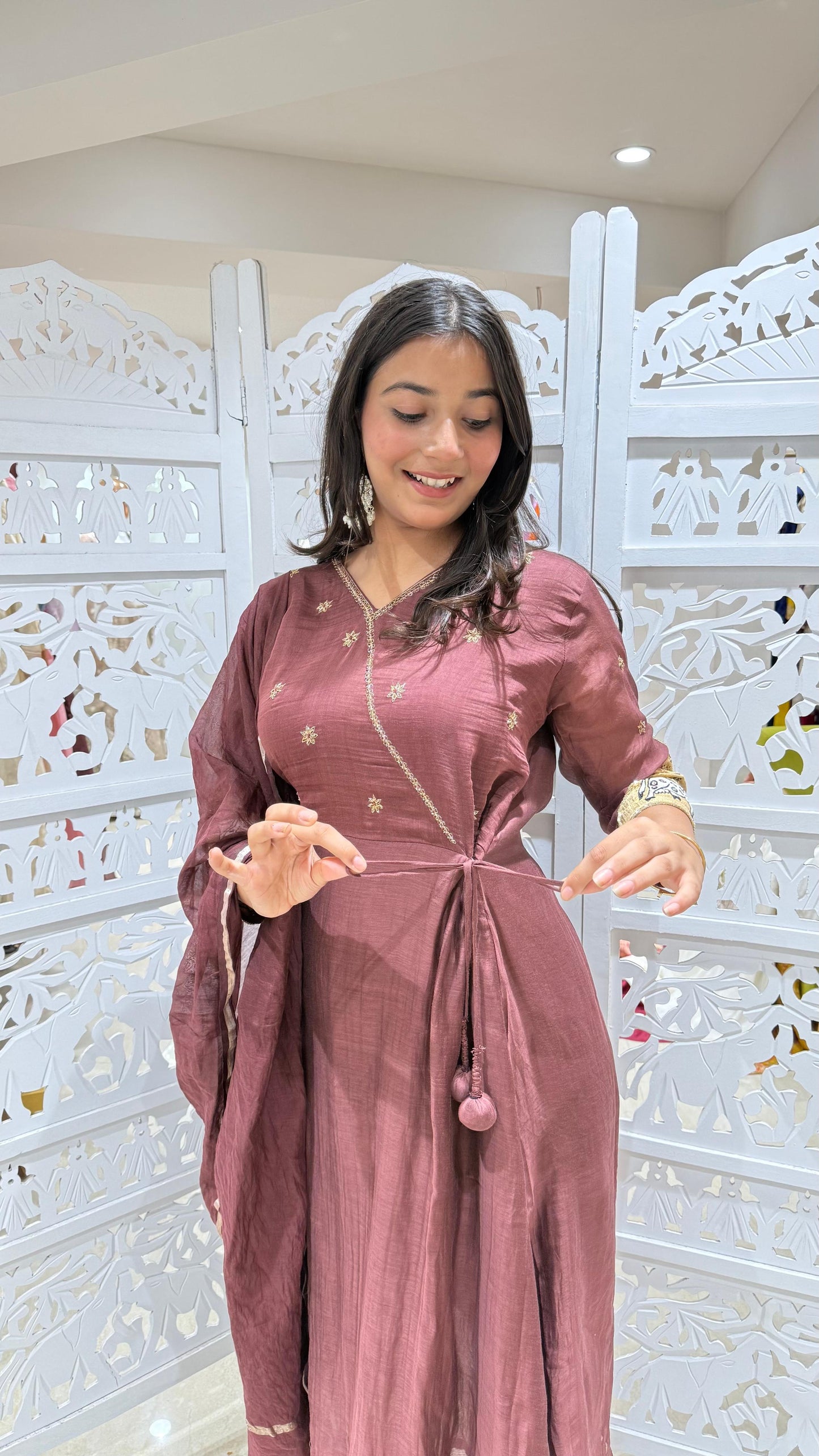 Kurti pant with dupatta