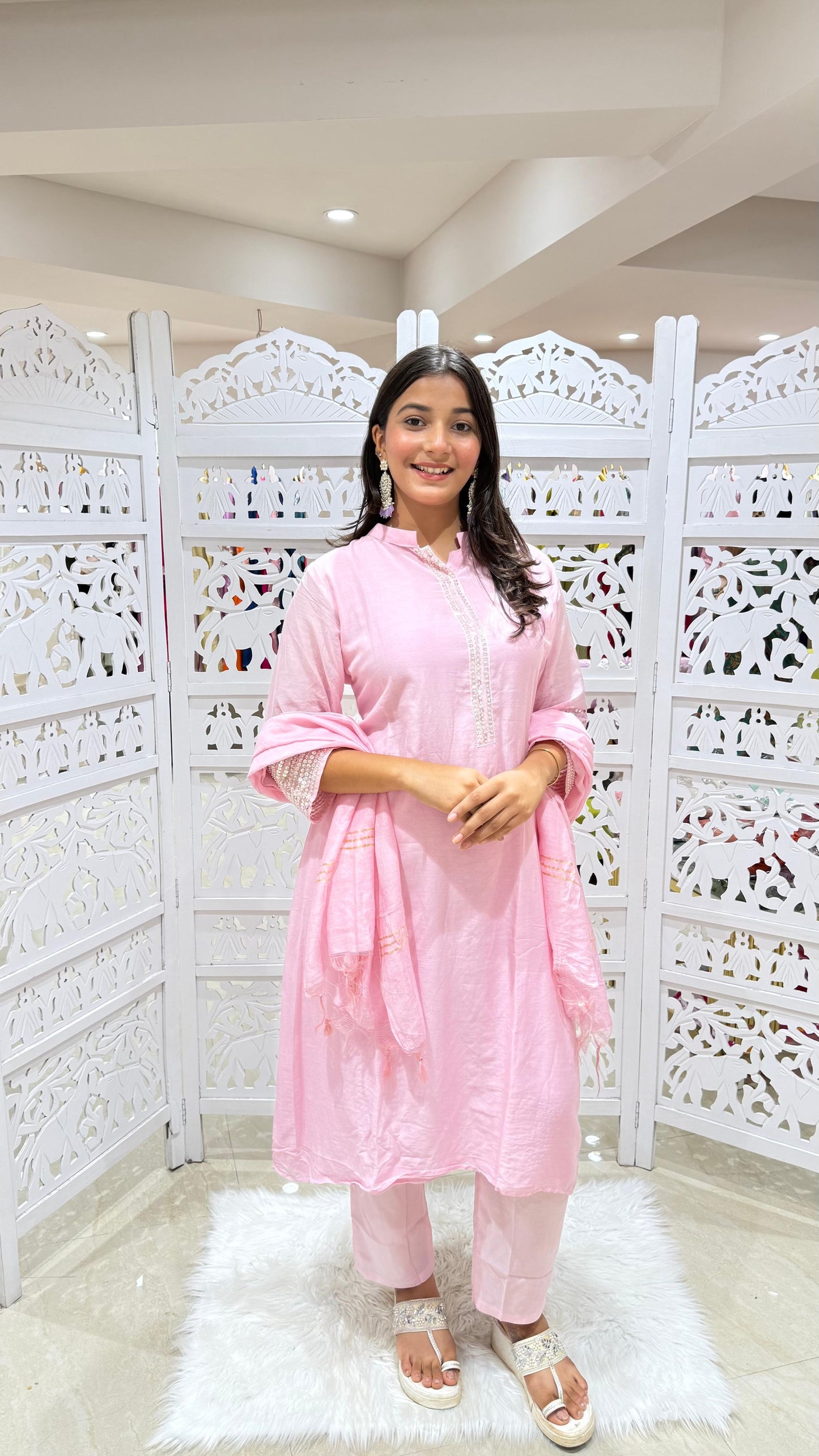 Kurti pant with dupatta