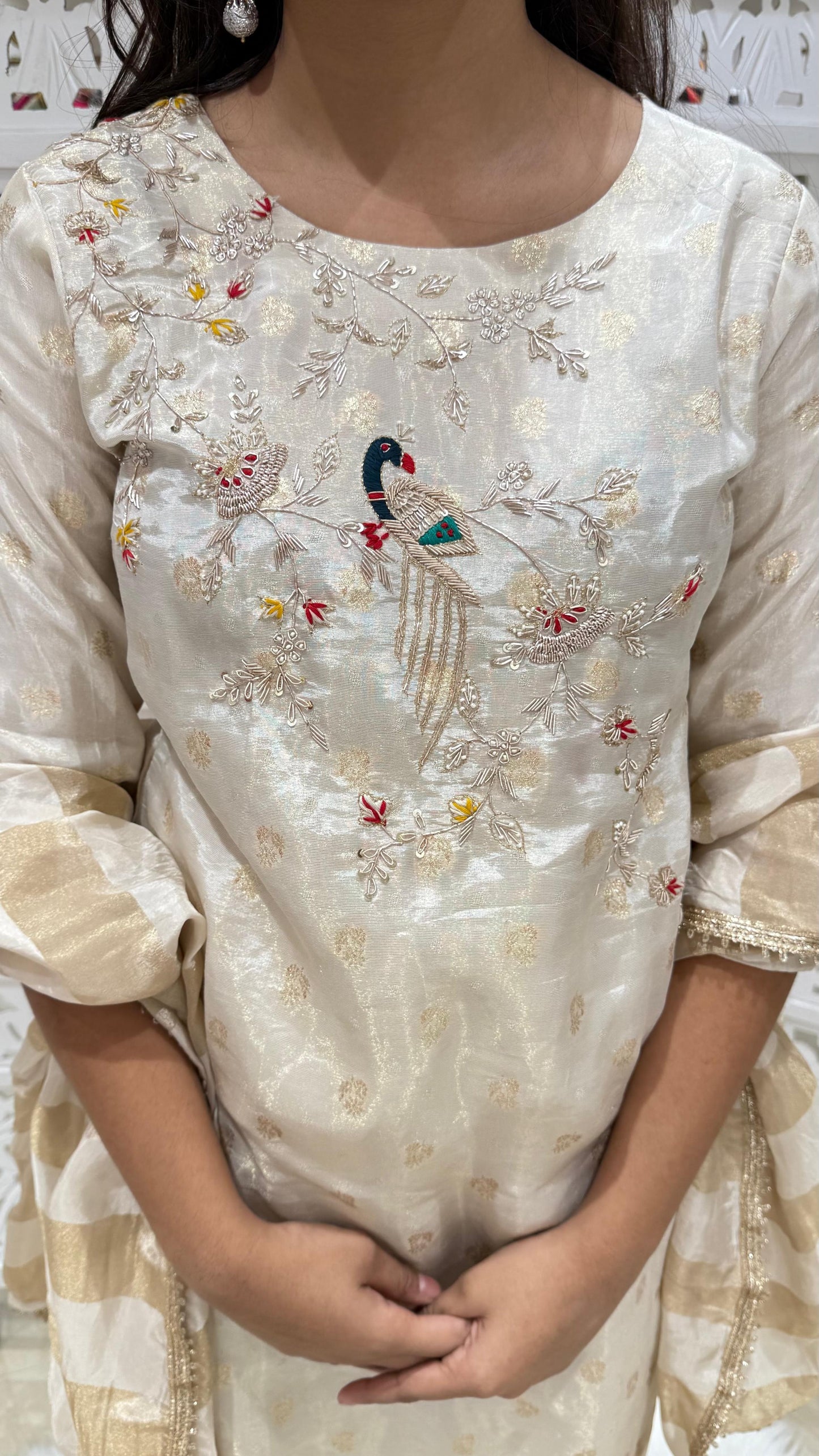 Kurti pant with dupatta