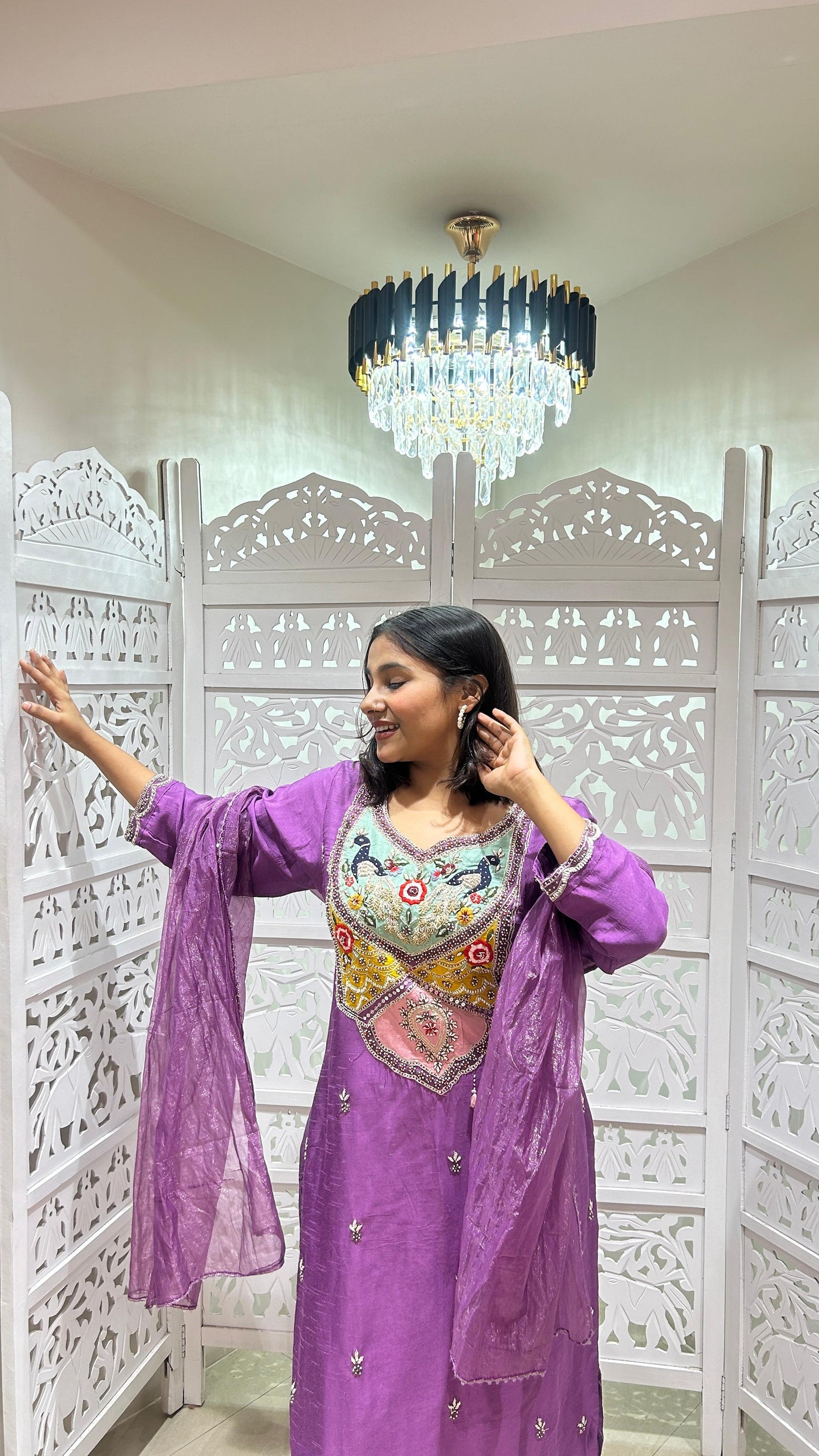 Kurti pant dupatta