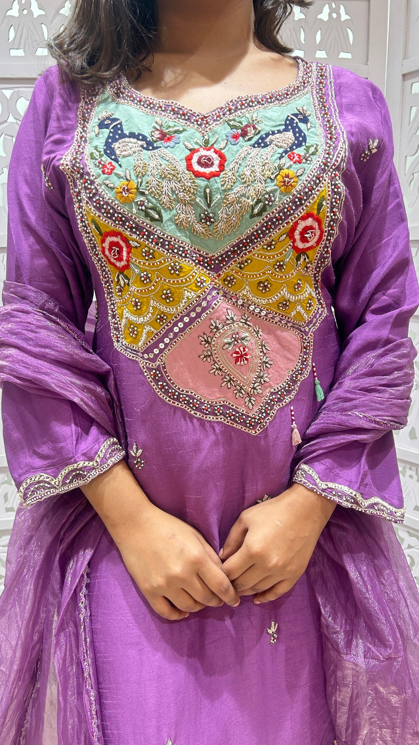 Kurti pant dupatta