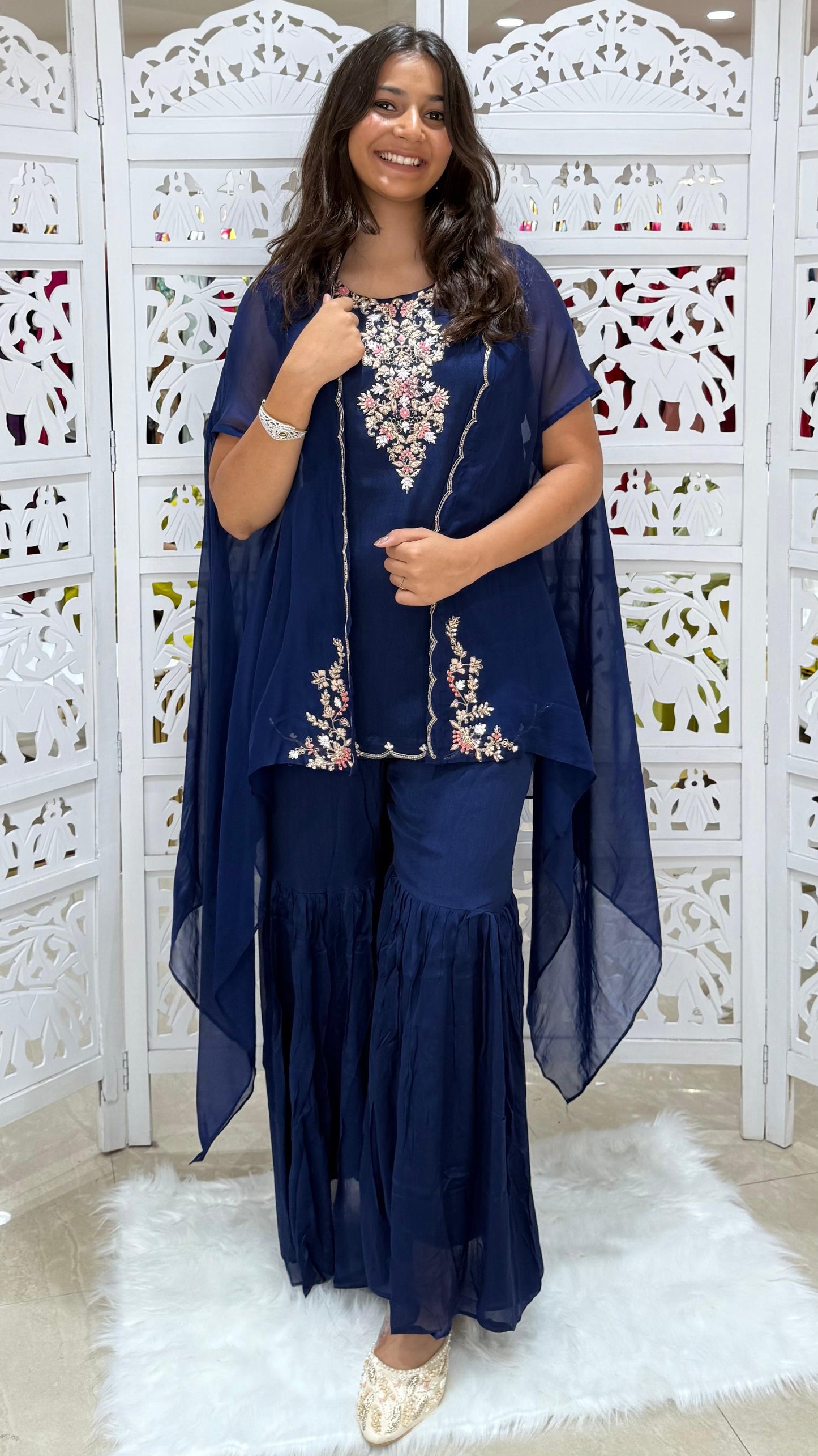 Indowestern Motiwork jardoshi