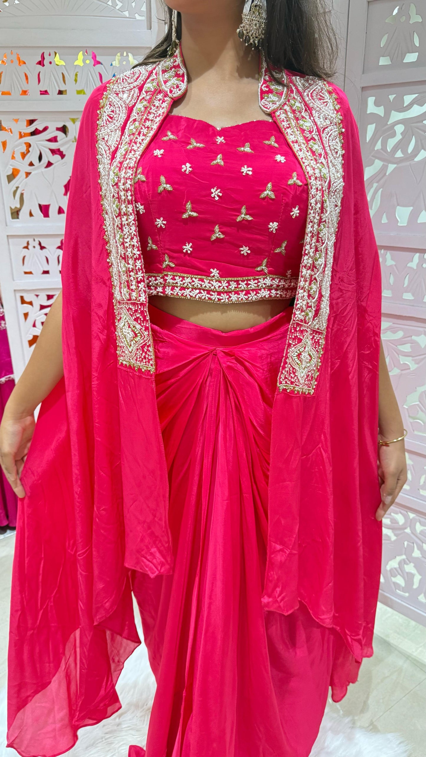 Indo-western Motiwork Threadwork