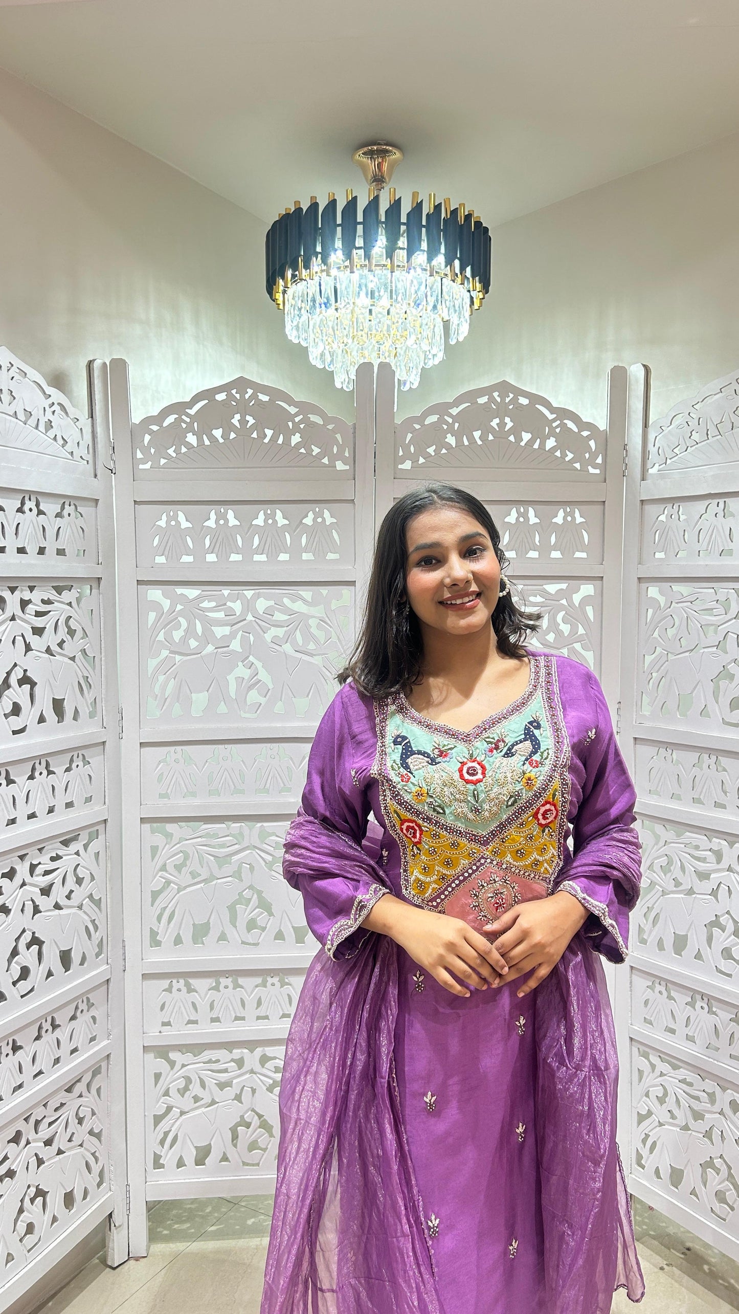 Kurti pant dupatta