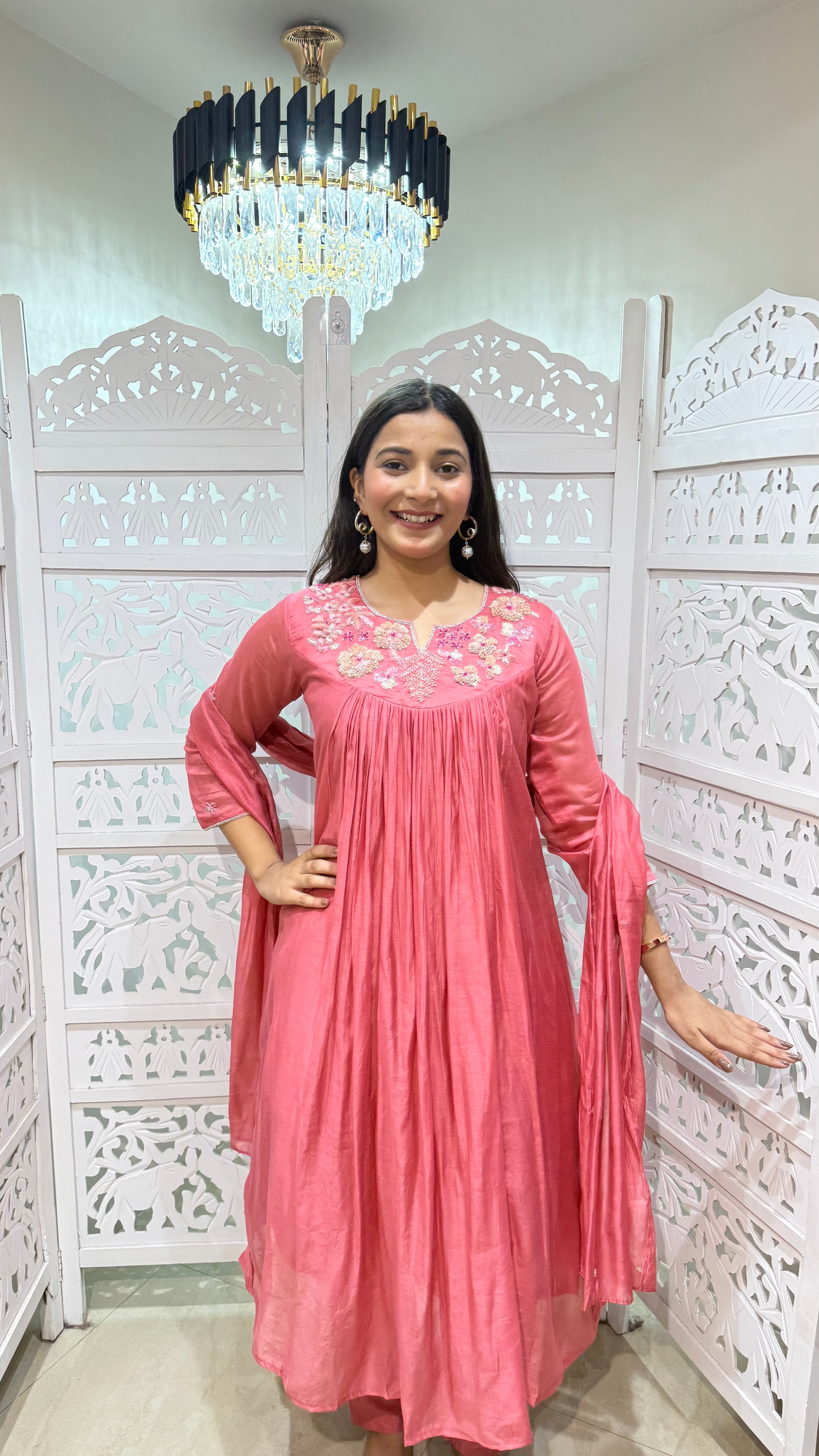 Three piece kurti set