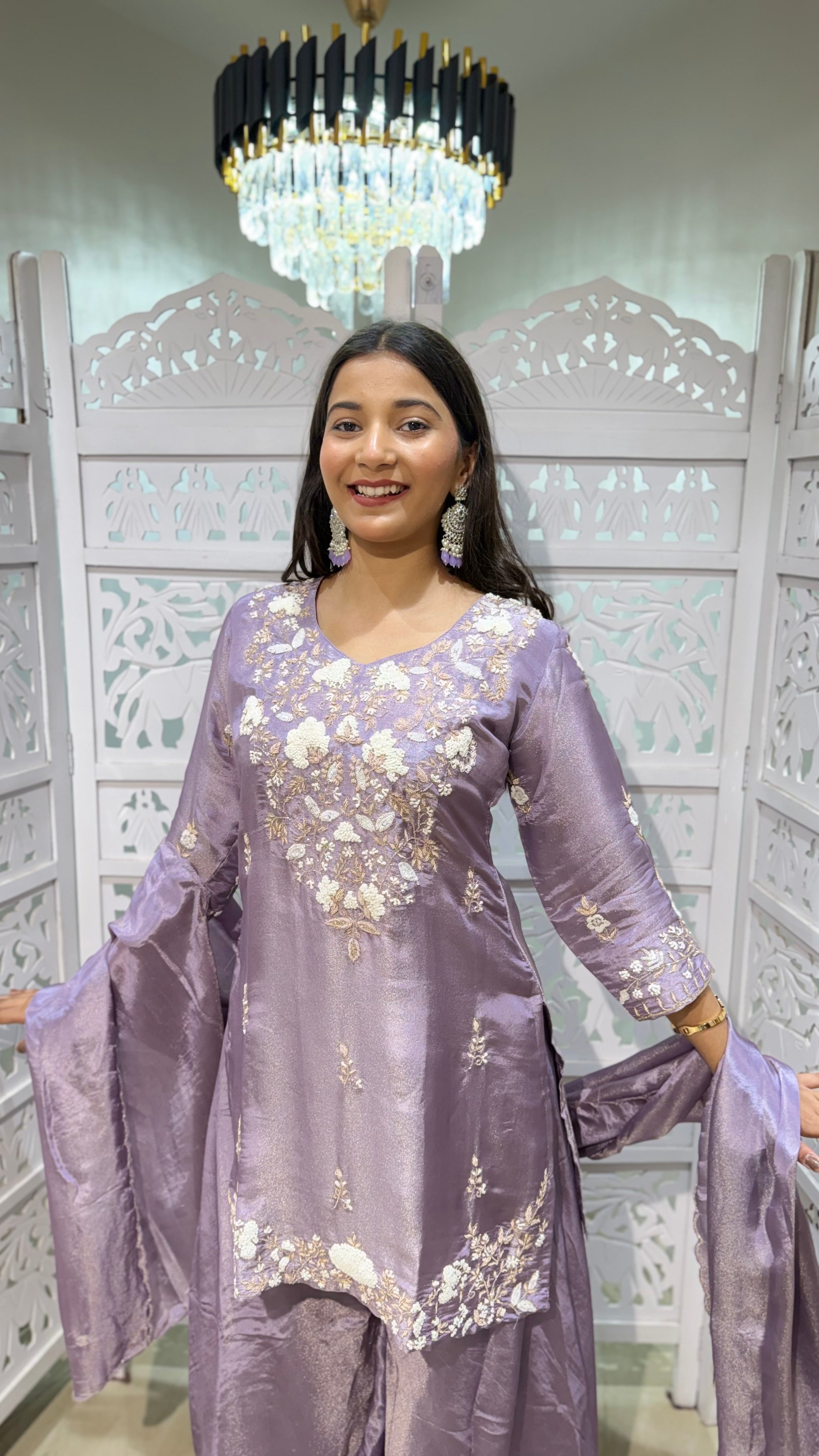 Kurti skirt with duppatta